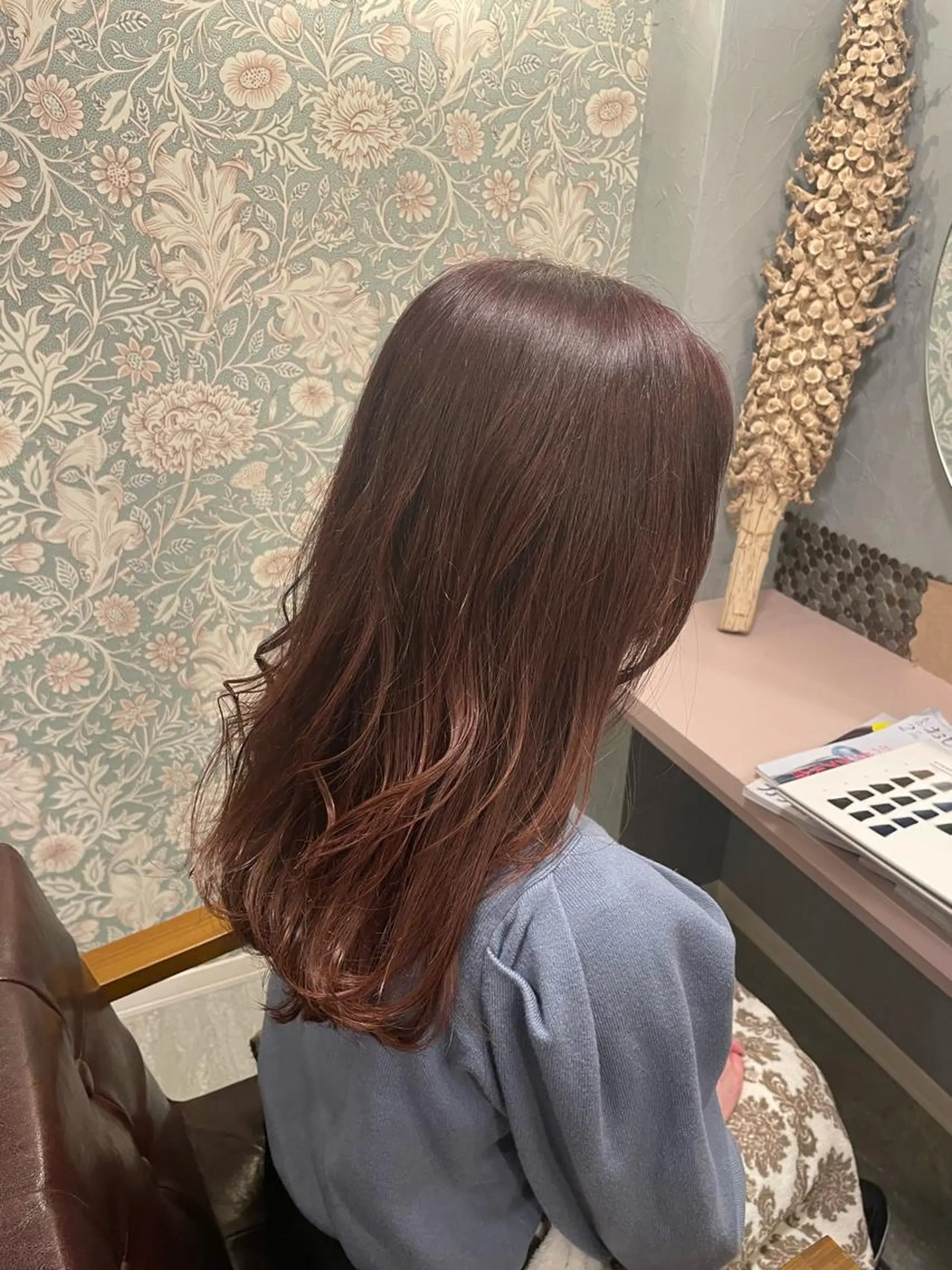 ロング カラー hair make echo滿木あい花のヘアスタイル