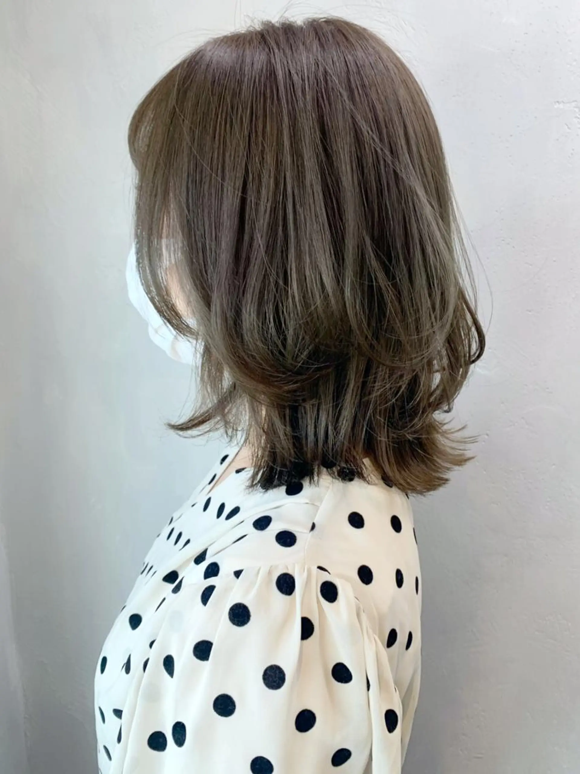 ミディアム カラー パーマ ヘアアレンジ ボブレイヤー ボブ レイヤーカット ITbyALBUM 松戸のヘアスタイル