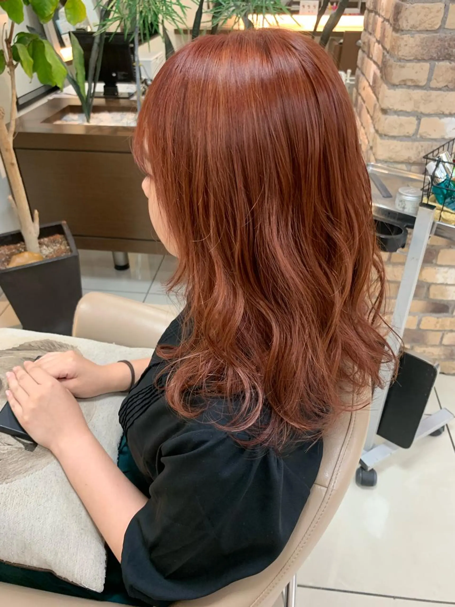 ミディアム カラー 羽エクステ🩷 🤍まき🤍のマツエク・マツパデザイン