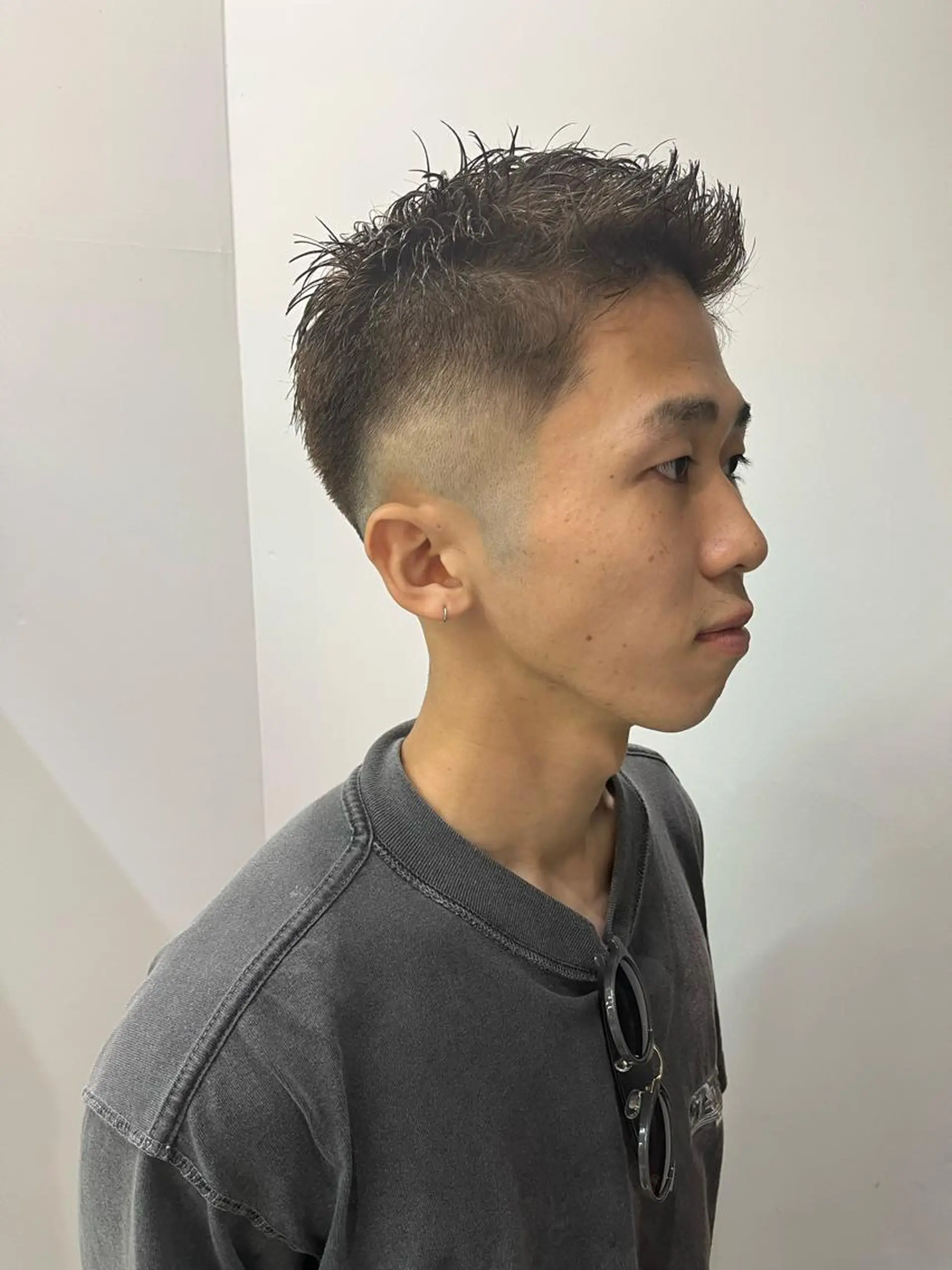 ショート メンズ うるツヤハイトーン✨ /西川郁巳のヘアスタイル