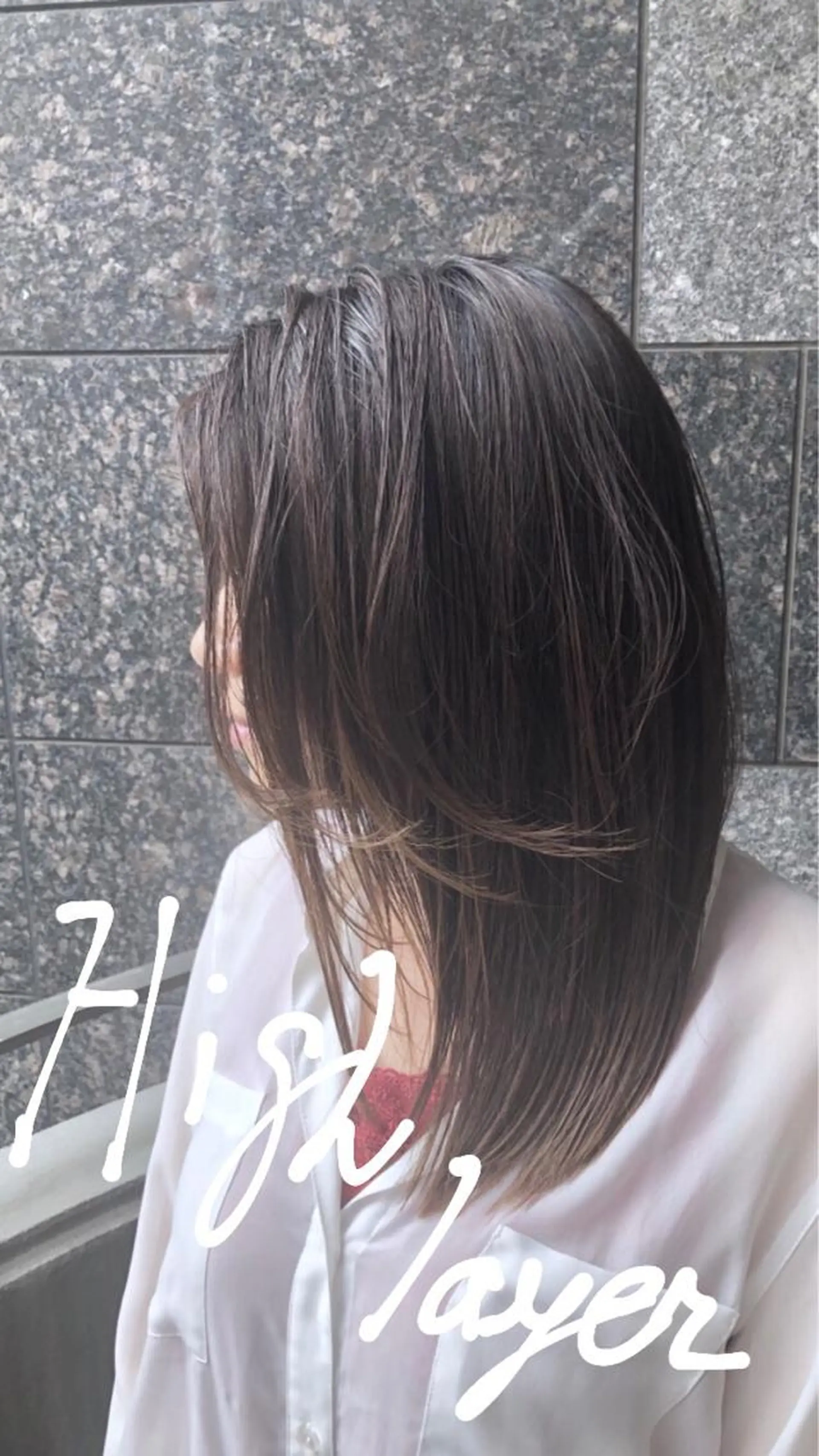 セミロング カラーアンドケアリタ kitamuuuのヘアスタイル