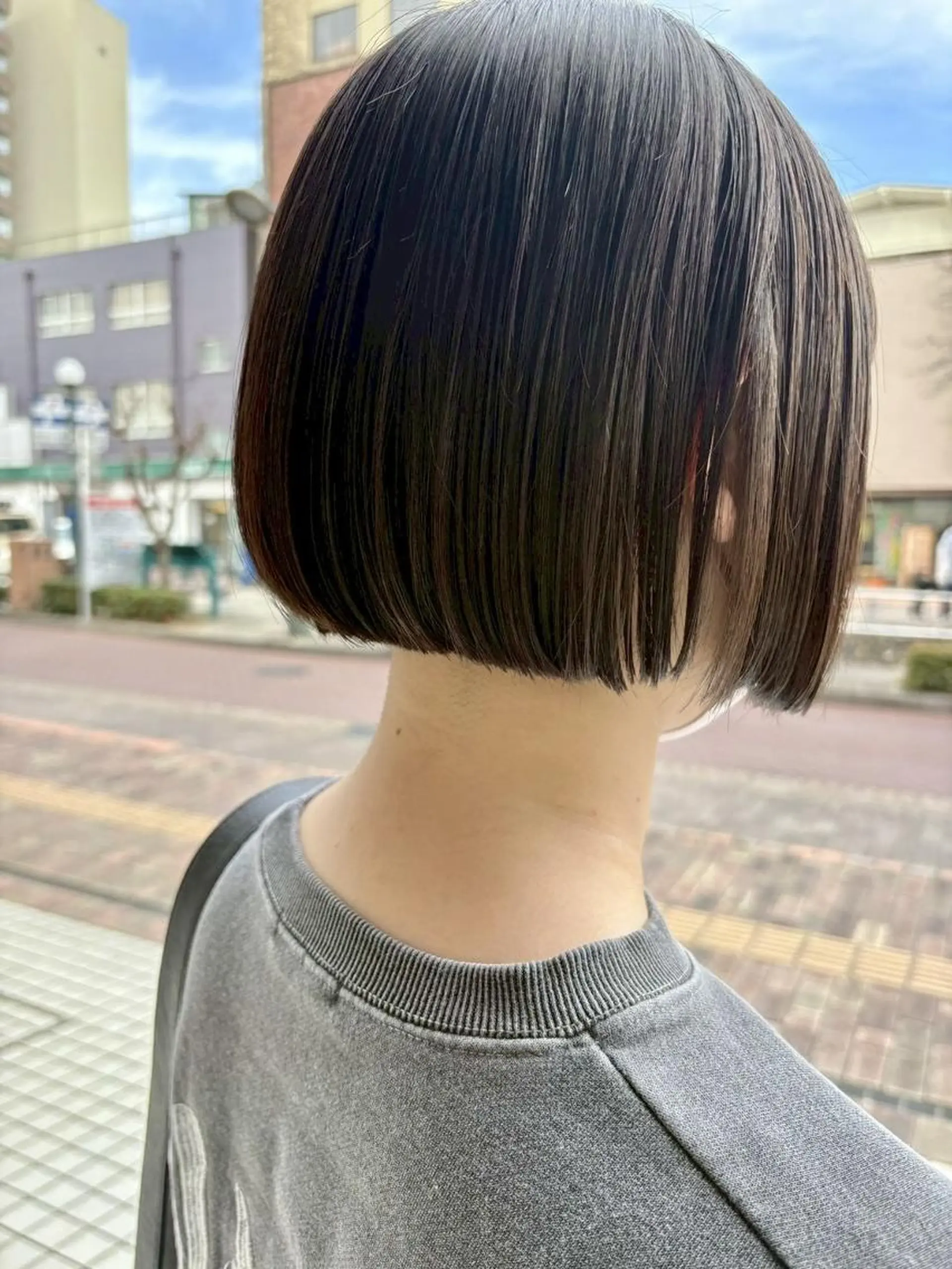 ショート カラー ボブ カット ヘアカラー トレンドパーマ/ ボブ🌰くりーわのヘアスタイル