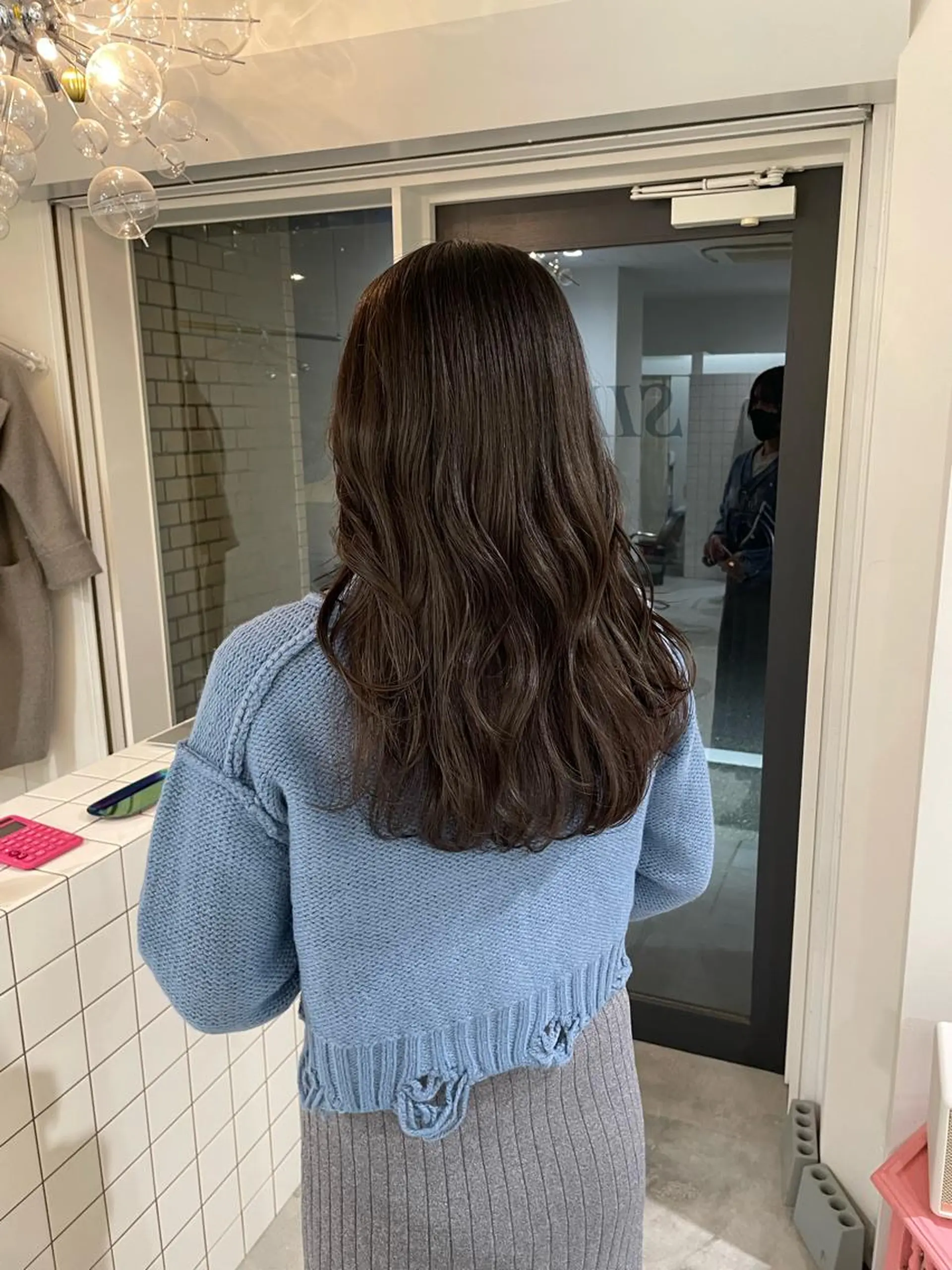 セミロング Koto🌿 ブリーチなしカラーのヘアスタイル