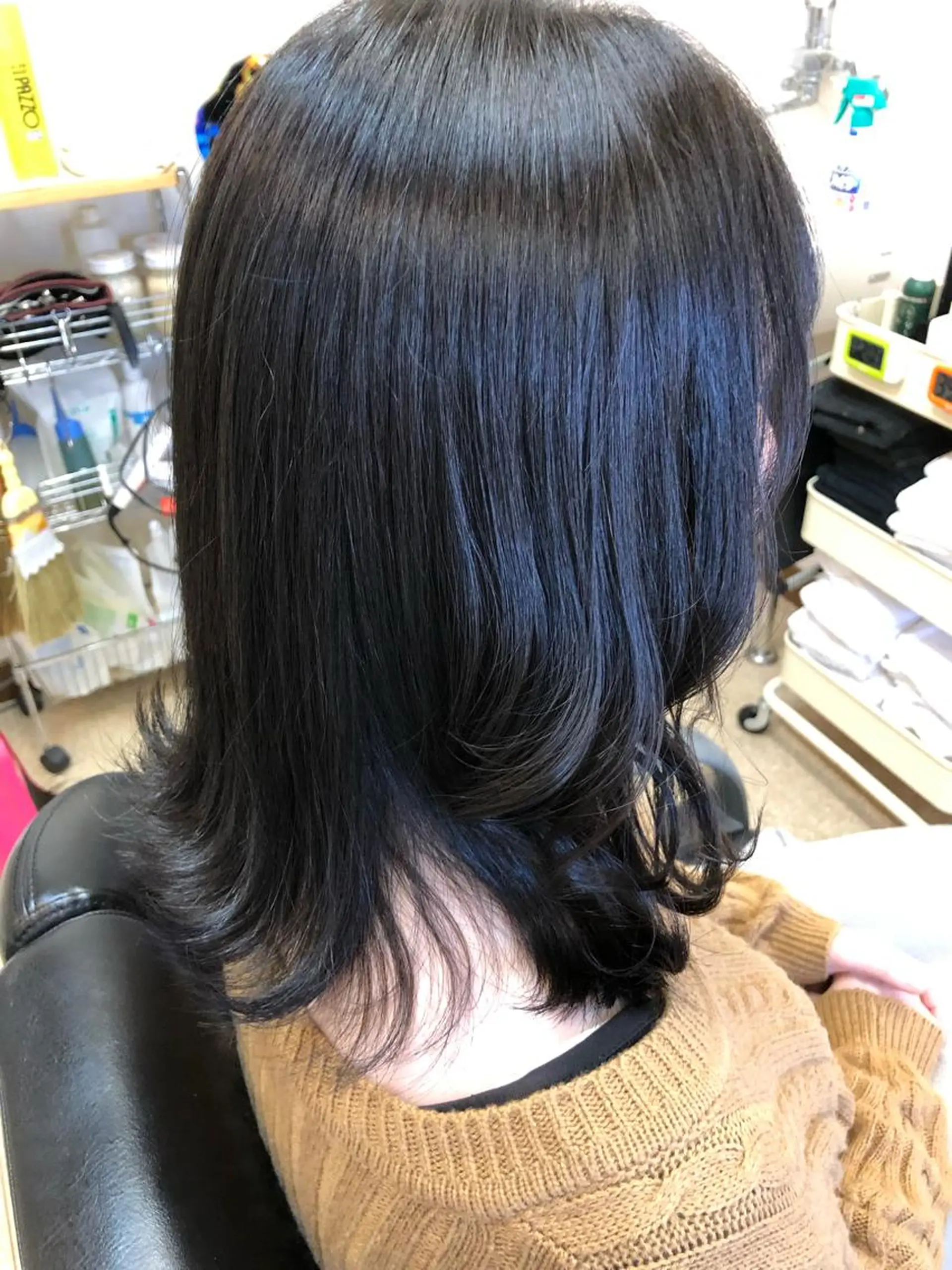 セミロング 石塚 浩のヘアスタイル