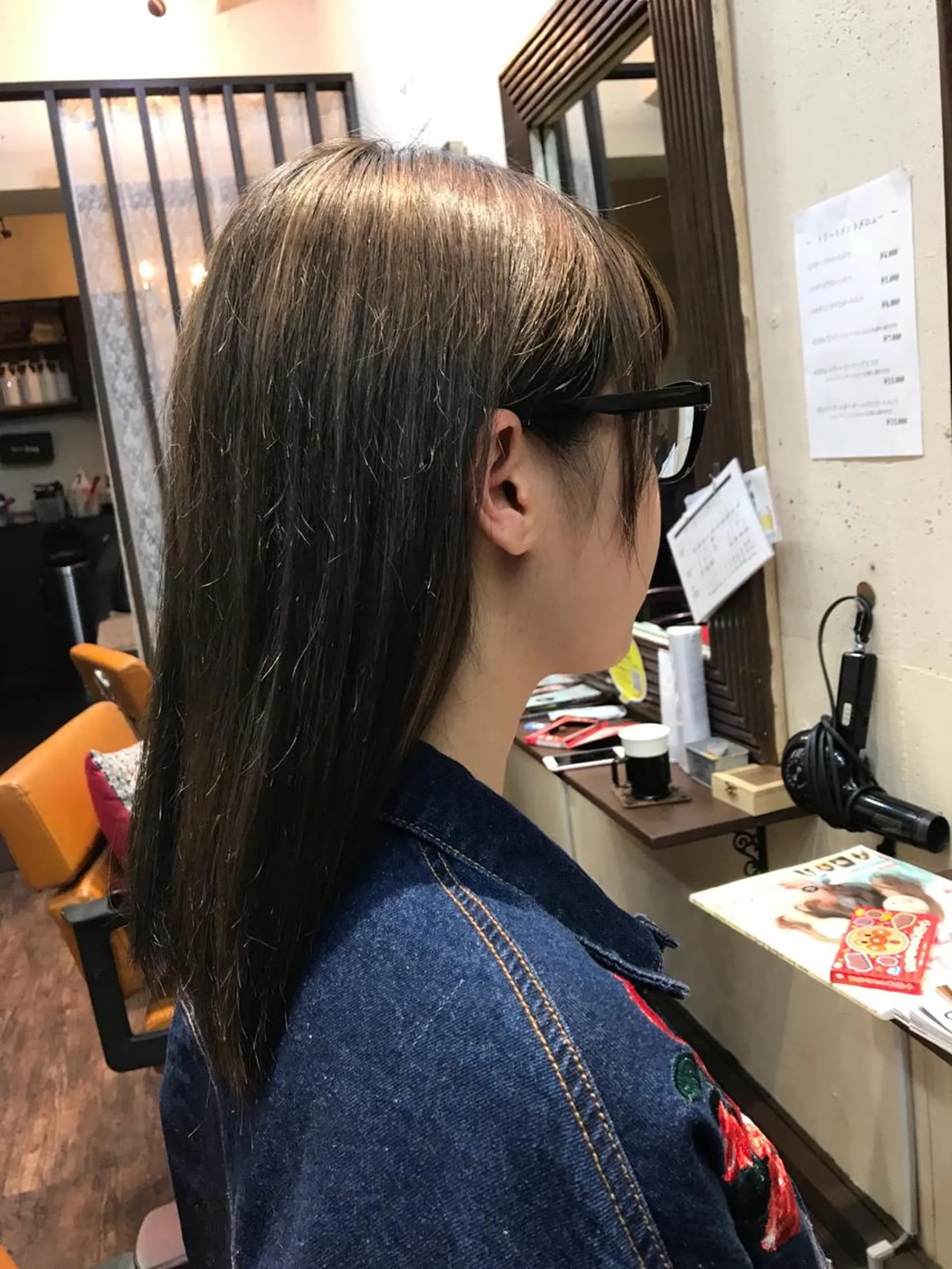 セミロング 木村 瞬のヘアスタイル