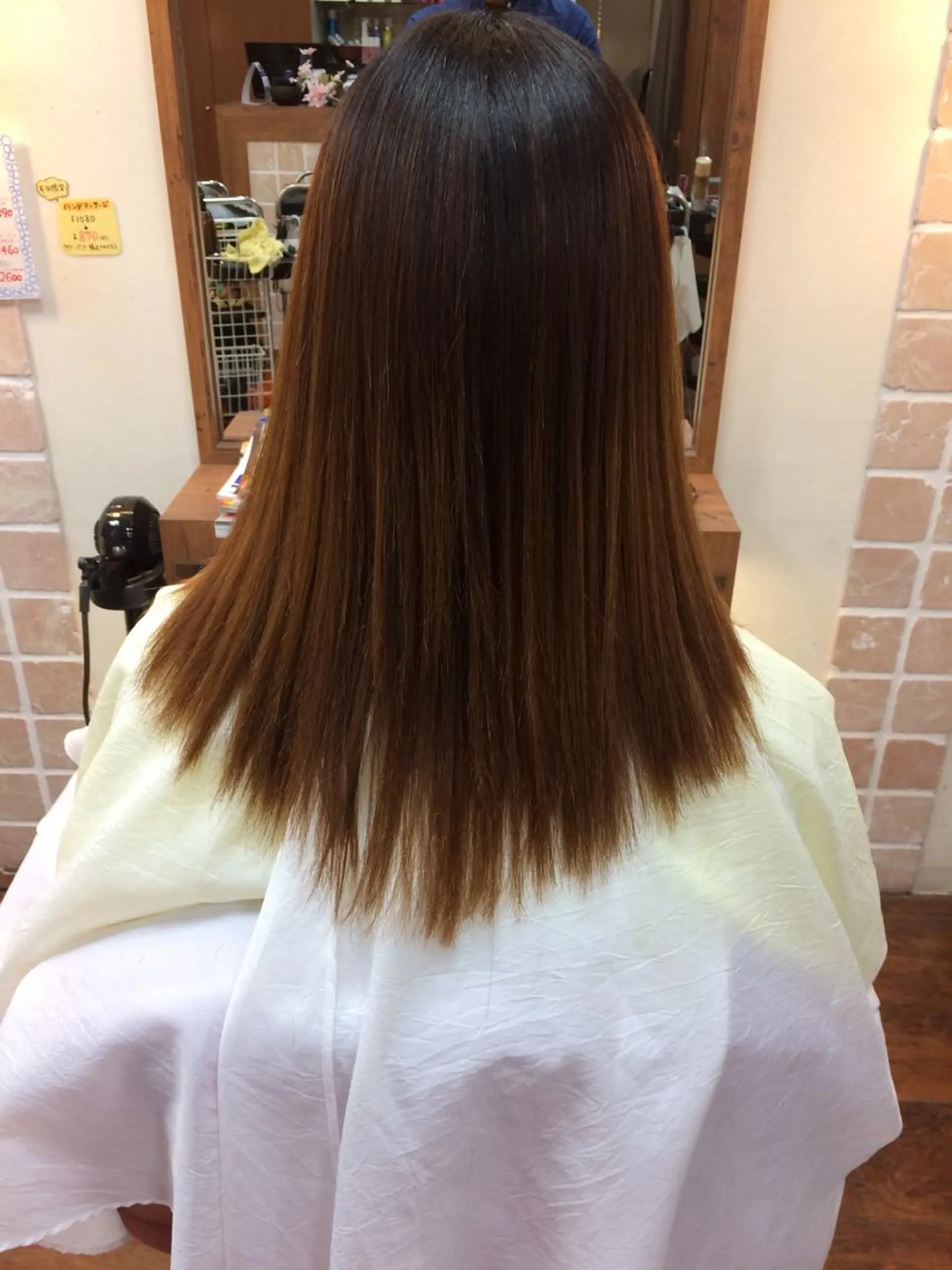 ロング パーマ 縮毛矯正 村田 淳のヘアスタイル