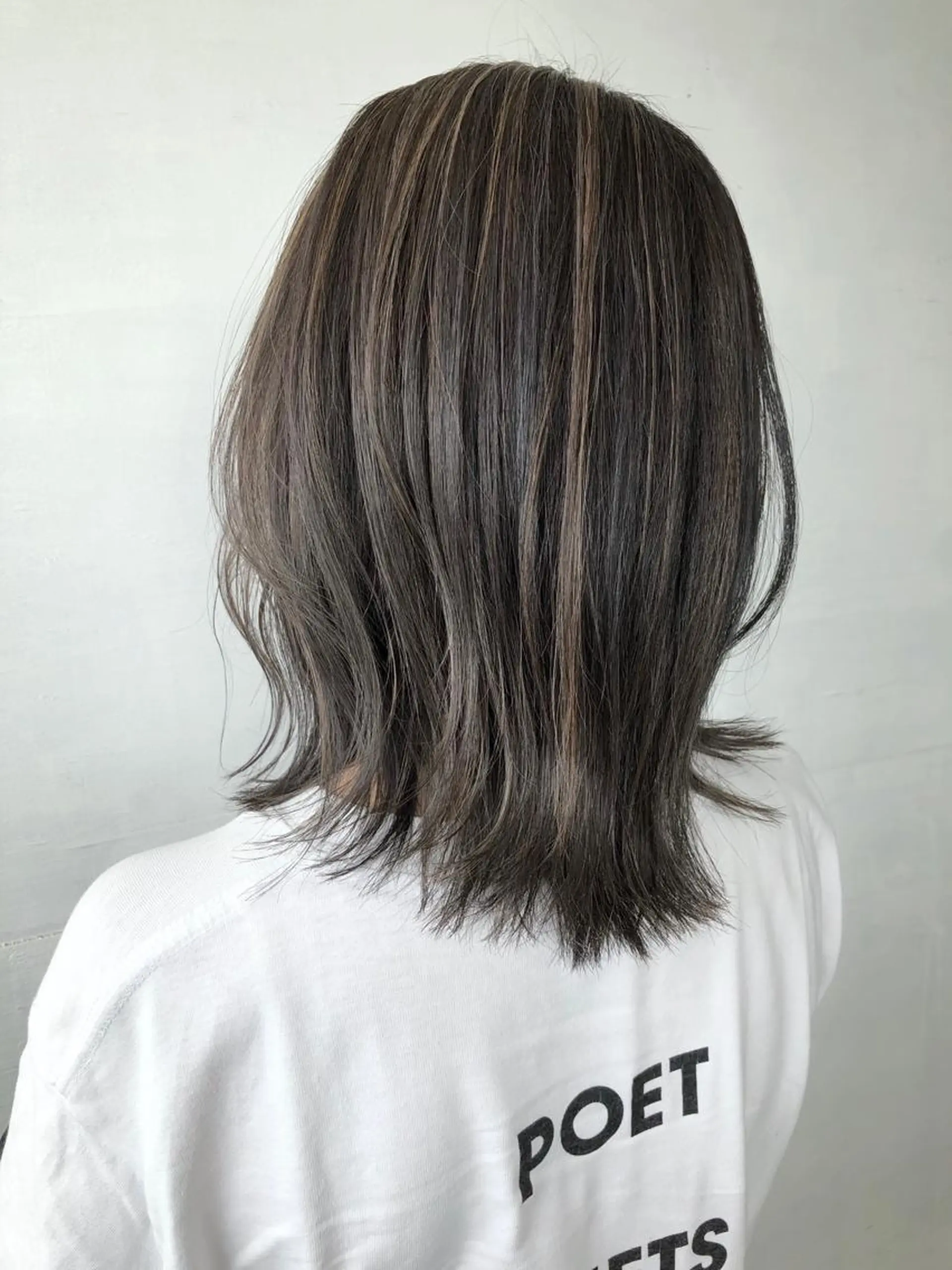 ミディアム カラー かわさき ともやのヘアスタイル