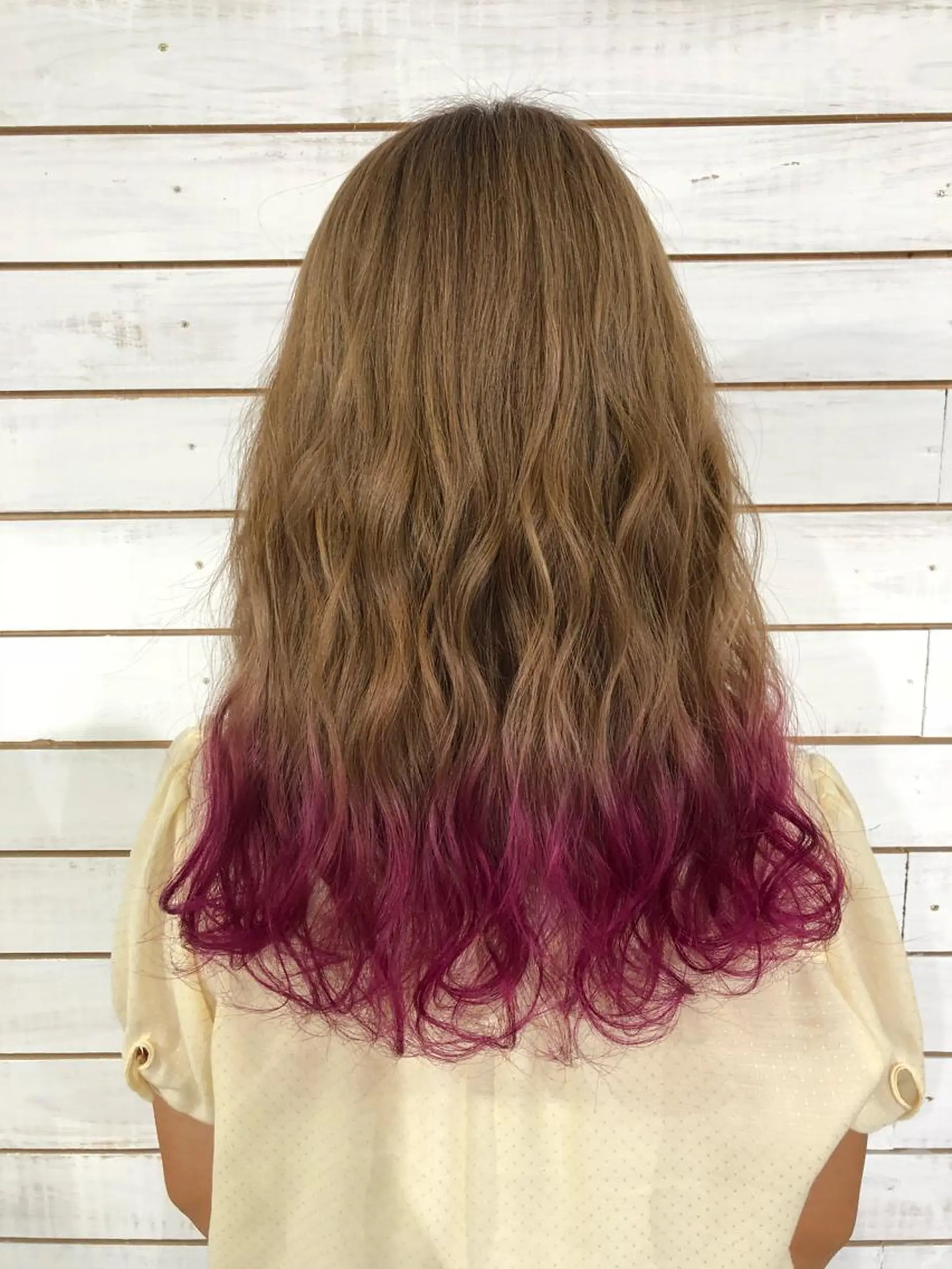 ロング ヘアカラー 🧡艶髪ちゅるん髪 🫧🧡YUKI❄️のヘアスタイル