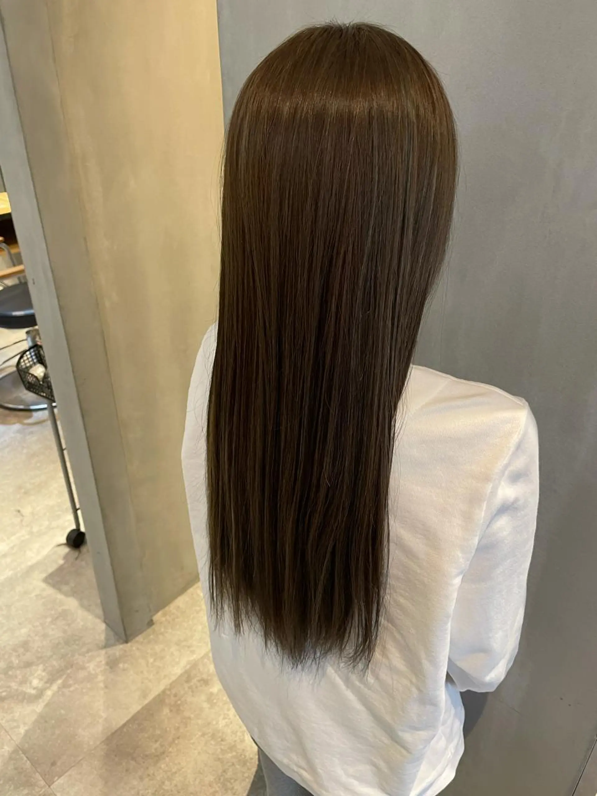 ロング ハイライト 複雑履歴に対応ブリー チ無しダブルカラーのヘアスタイル