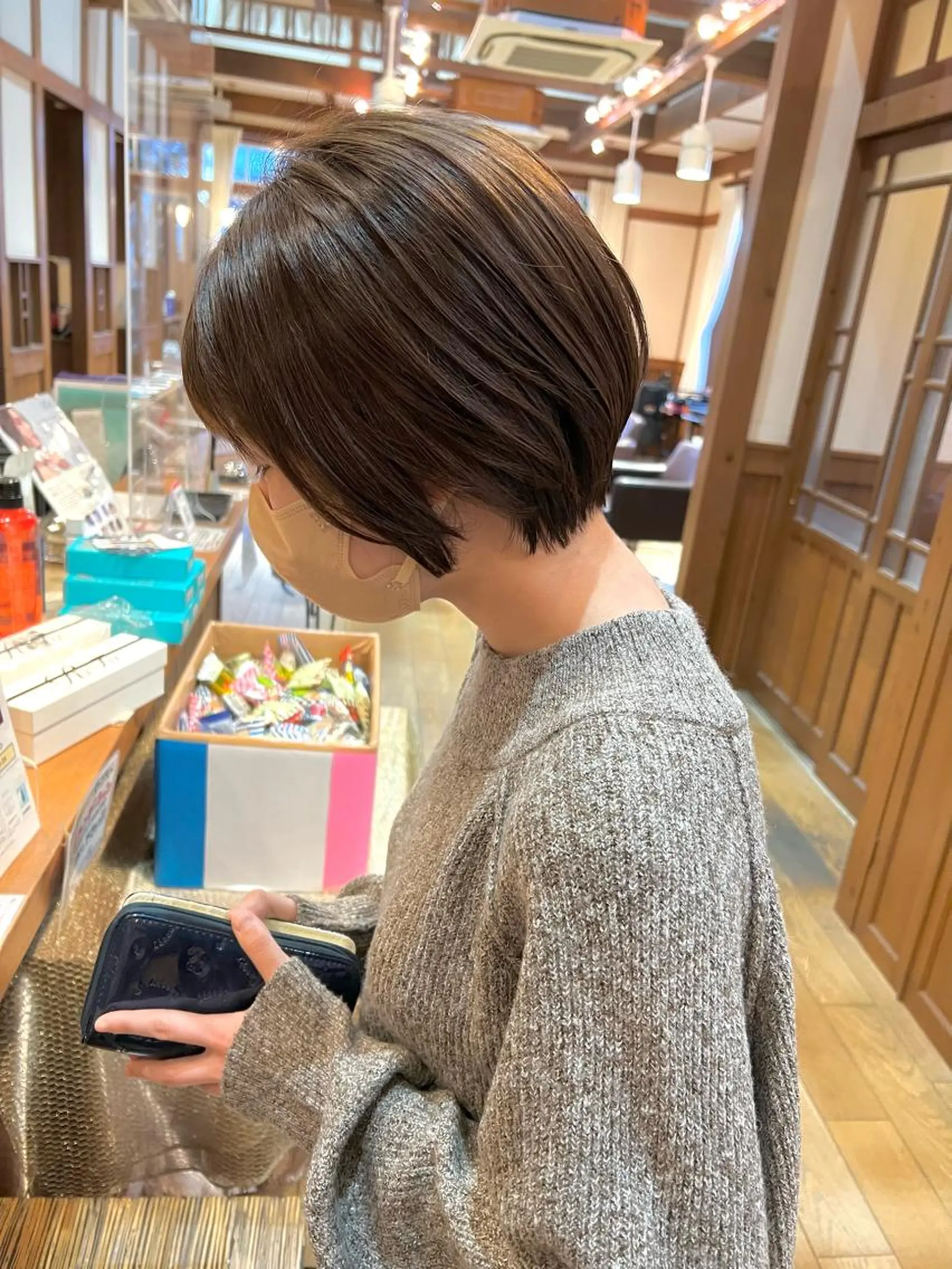 ショート カラー パーマ Artist 藤﨑紘成のヘアスタイル