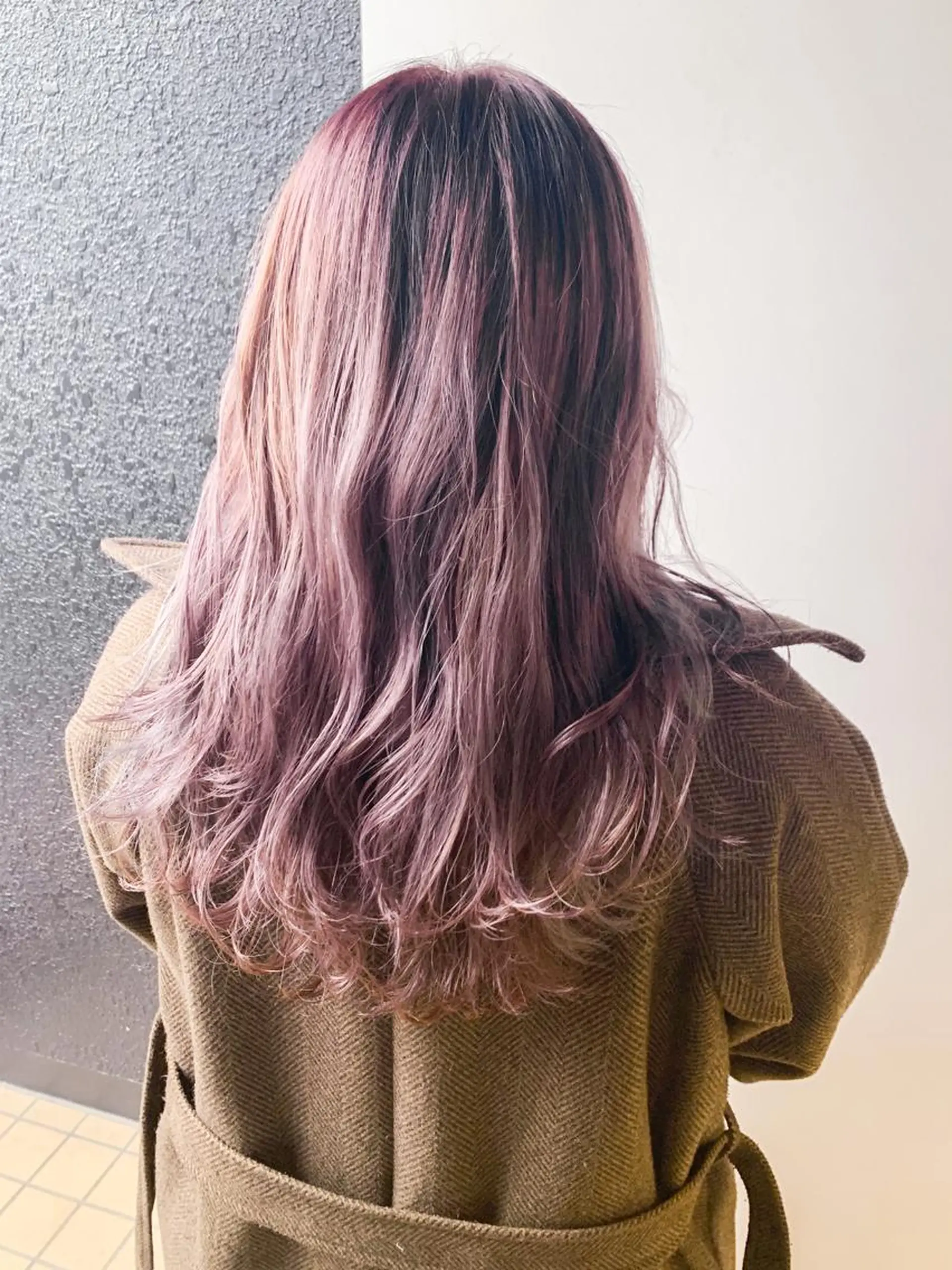 ロング カラー ヘアアレンジ ヘアカラー トリートメント yuka .のヘアスタイル