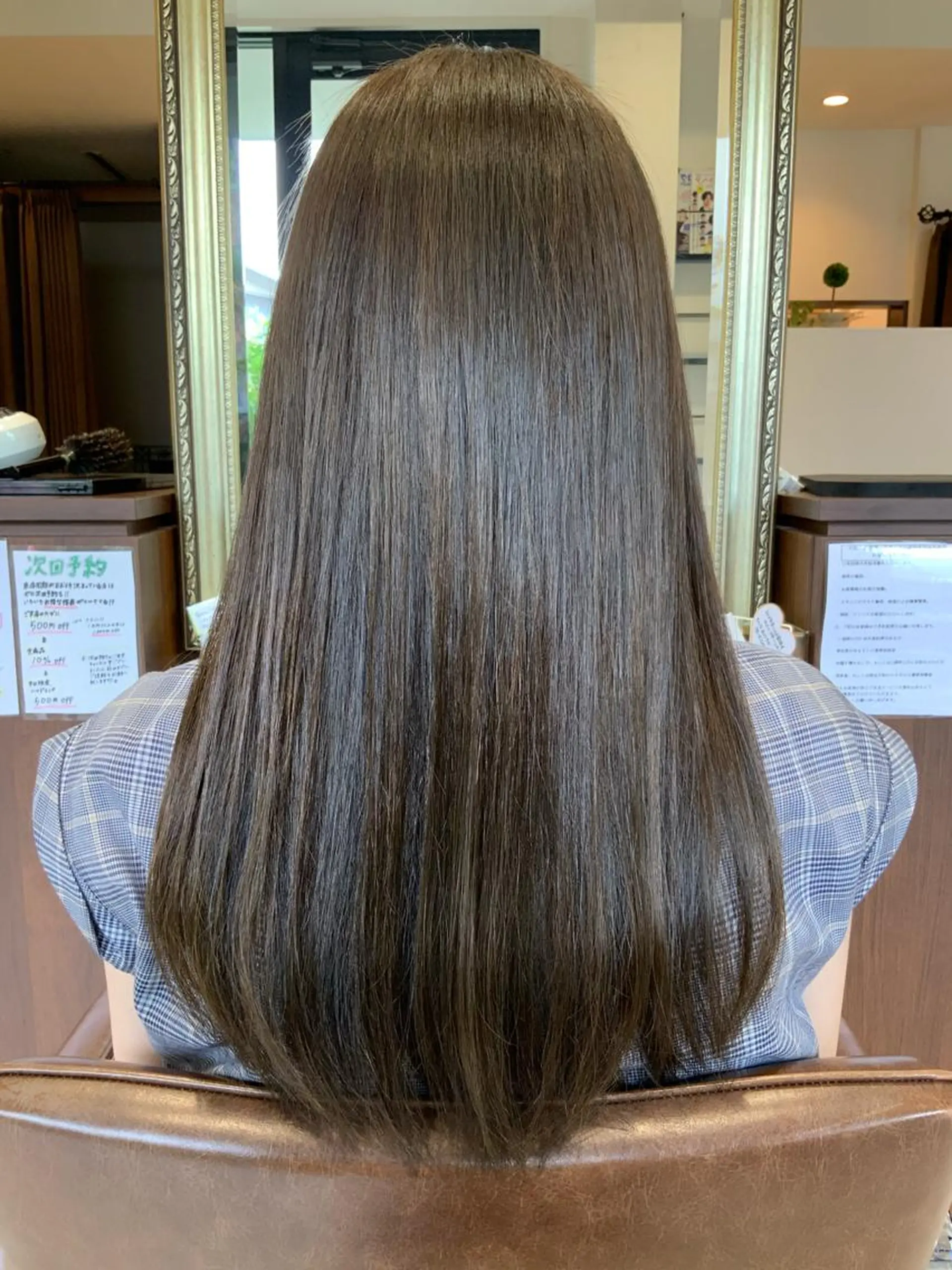 セミロング 🌿ストレート🌿 髪質改善☘️シュウヤのヘアスタイル