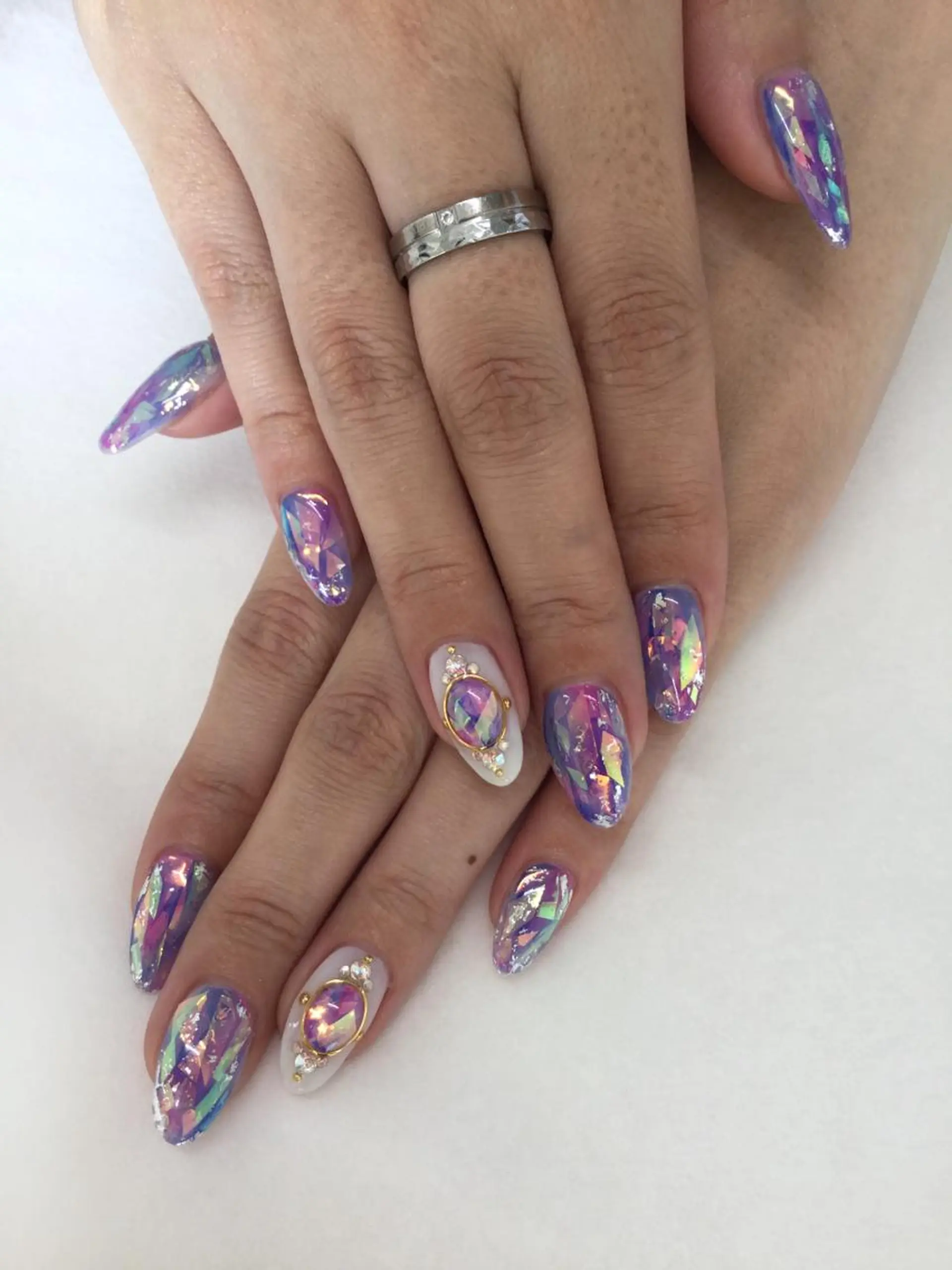 ネイル ハンドネイル 💎🐰 saki. m 🐰💎のネイルデザイン