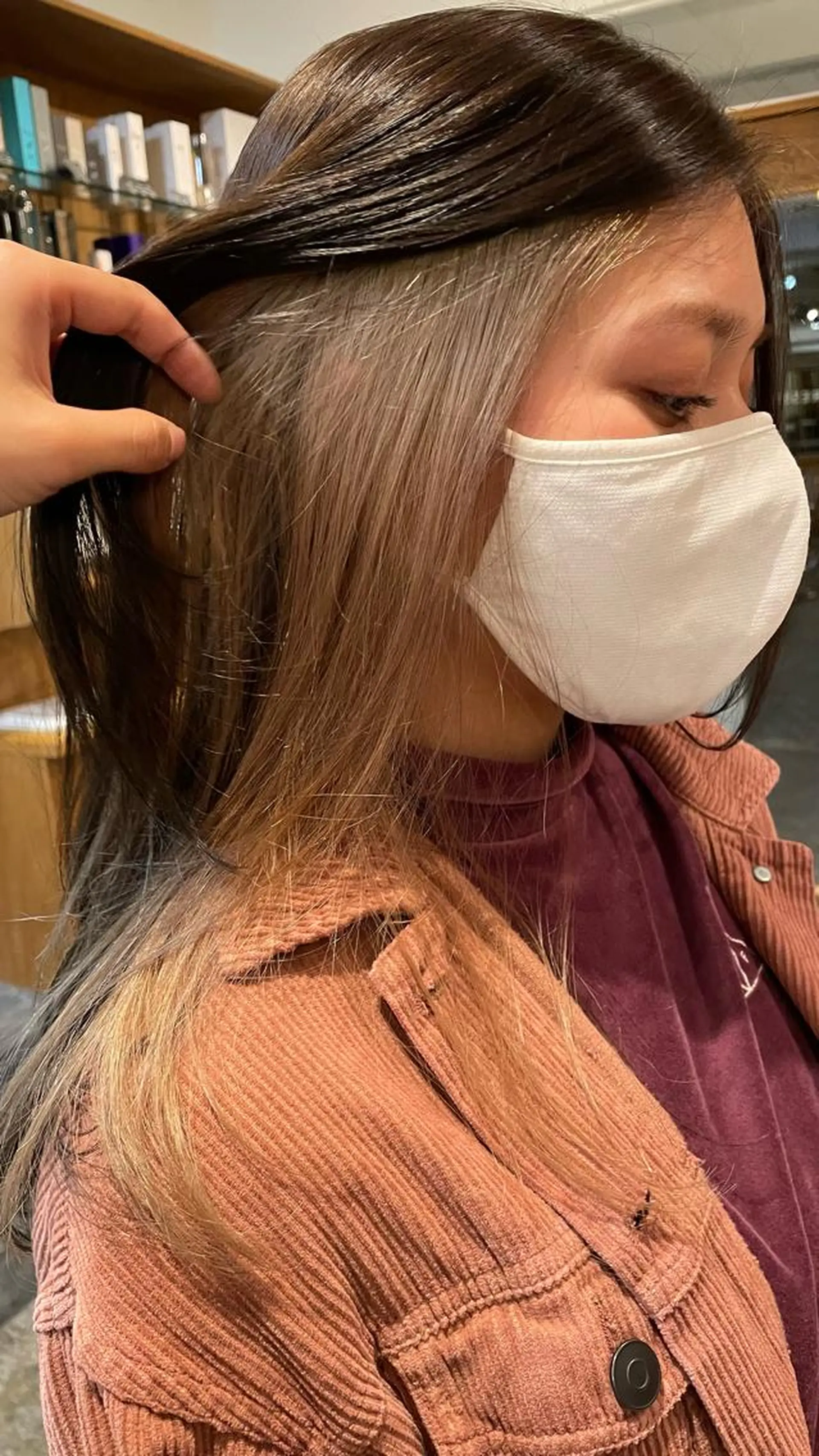 ロング カットモデル募集 長谷川のヘアスタイル