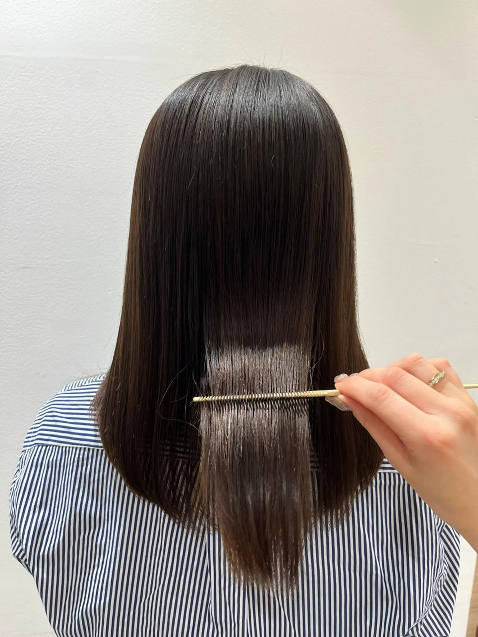 セミロング パーマ 《艶髪質改善》 かのん☽⑅ ˖のヘアスタイル