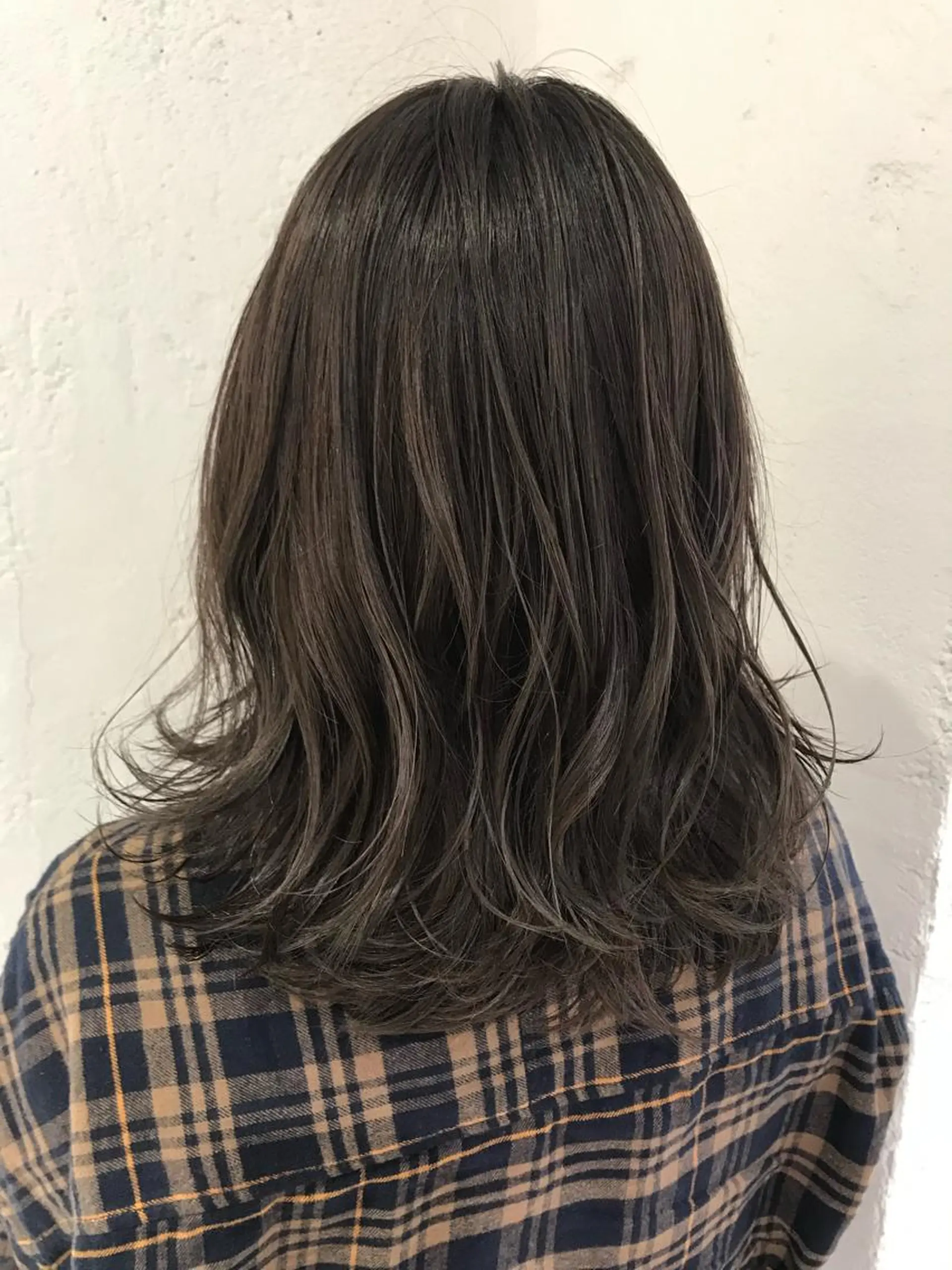 ミディアム カラー パーマ ヘアアレンジ カット ヘアカラー 韓国ヘア/レイヤー /透明感カラー❤️のヘアスタイル