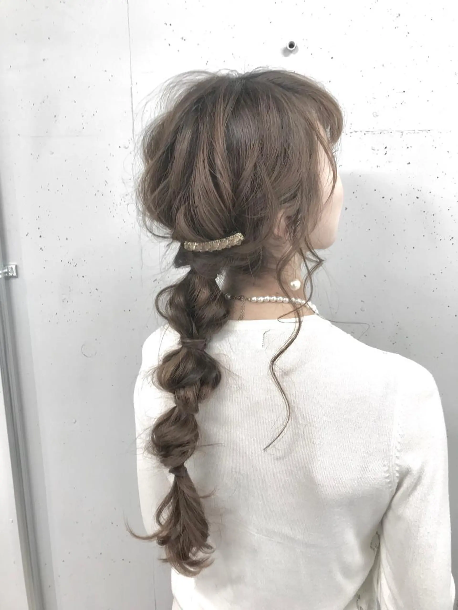ロング ヘアアレンジ ヘアセット 新井 広樹のヘアスタイル