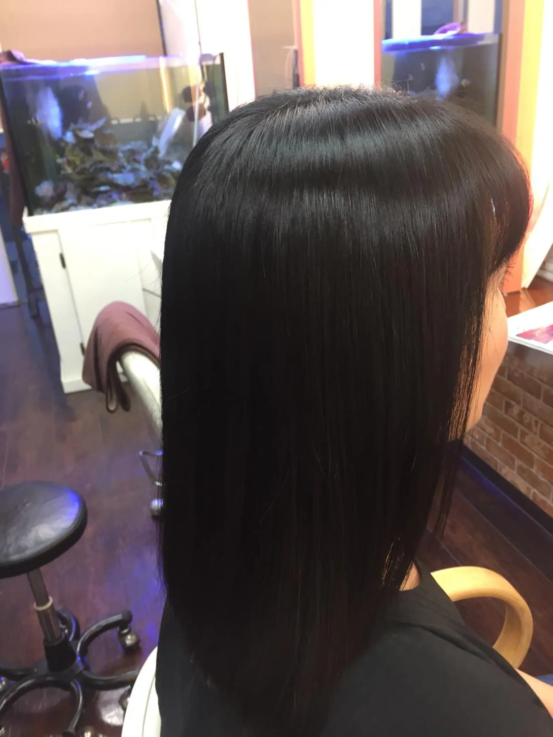 セミロング パーマ 桧山 真のヘアスタイル