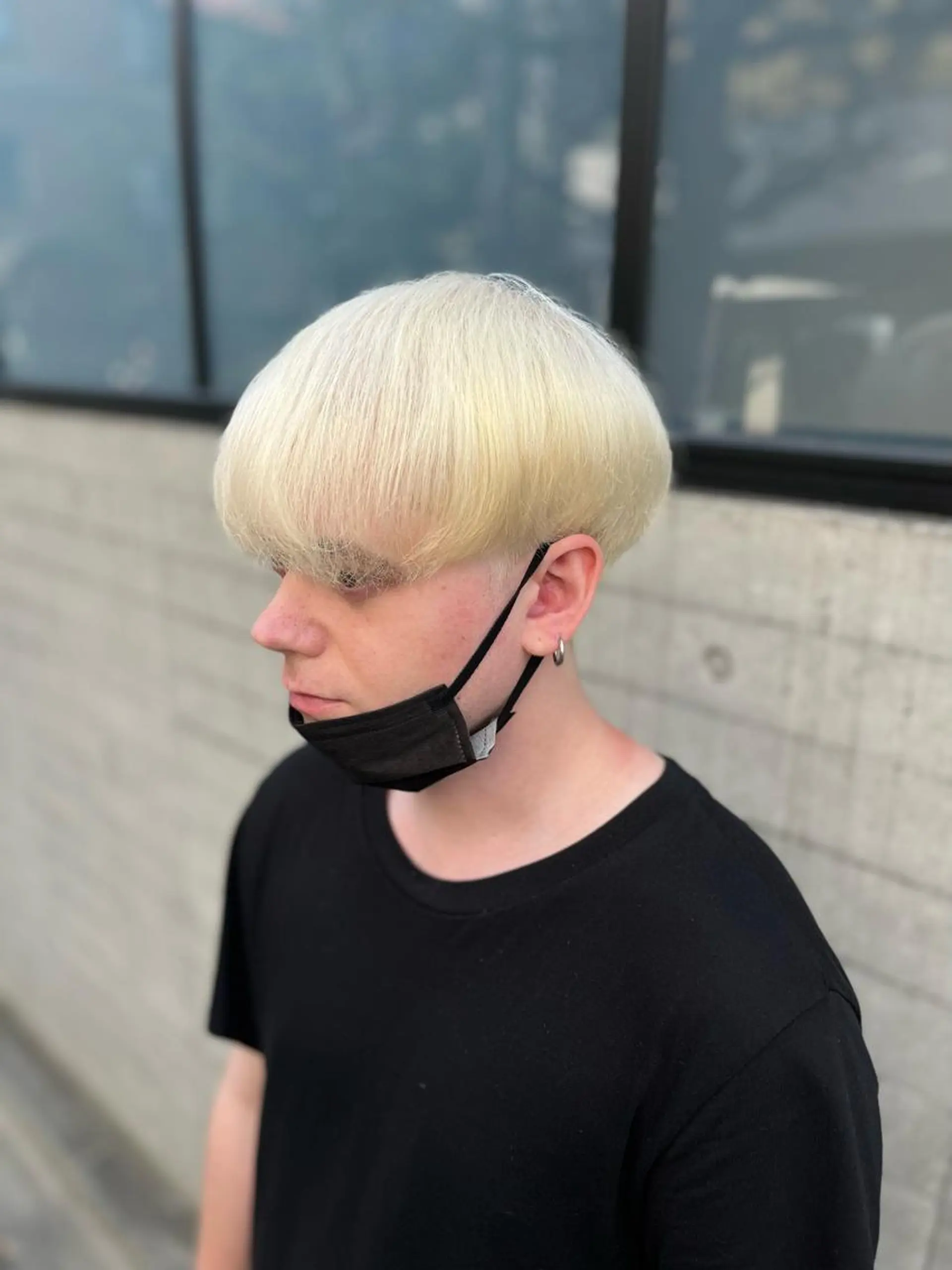 ショート カラー メンズ マツエク・マツパ アイブロウ メンズバレイヤージュ メンズブリーチ メンズハイライト 学生（メンズ向け） アッシュ 溝部裕太Hair salon808代表のヘアスタイル