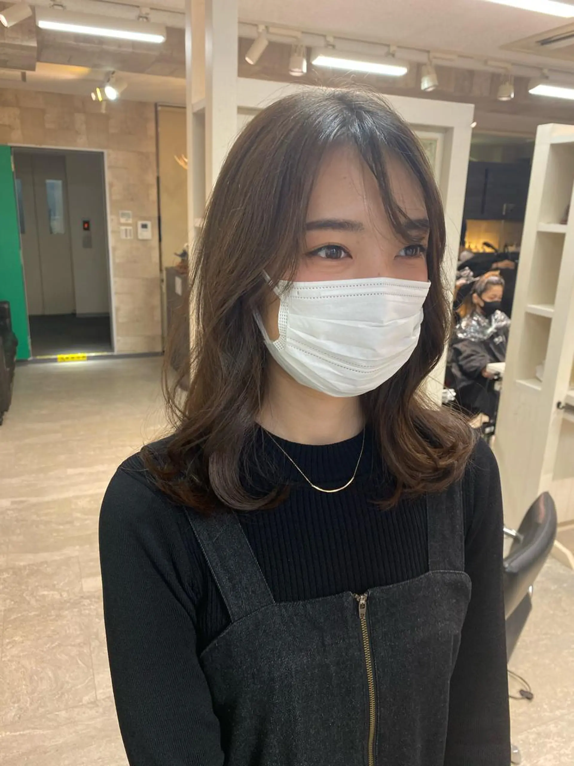 ミディアム 🤍韓国風ヘア 柴田真帆🤍のヘアスタイル