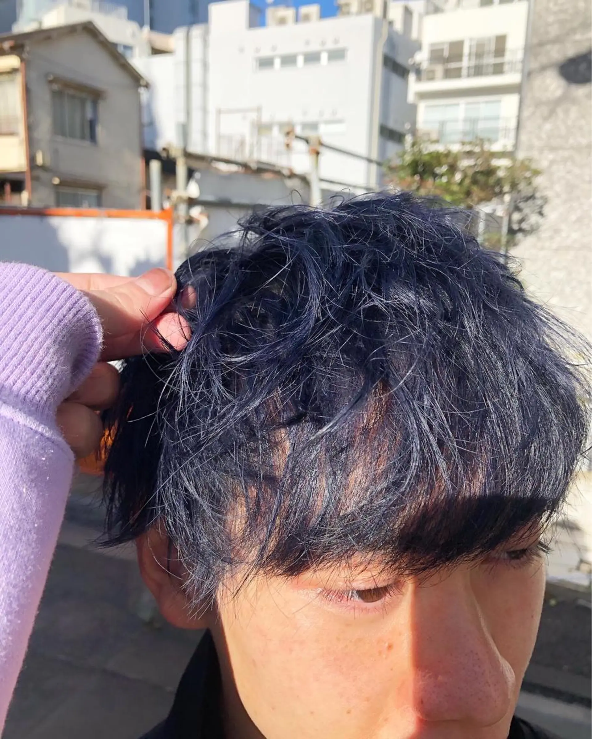 カラー ヘアアレンジ メンズ ヘアカラー トリートメント ヘアセット メンズ特化✂️栗原 侑也のヘアスタイル