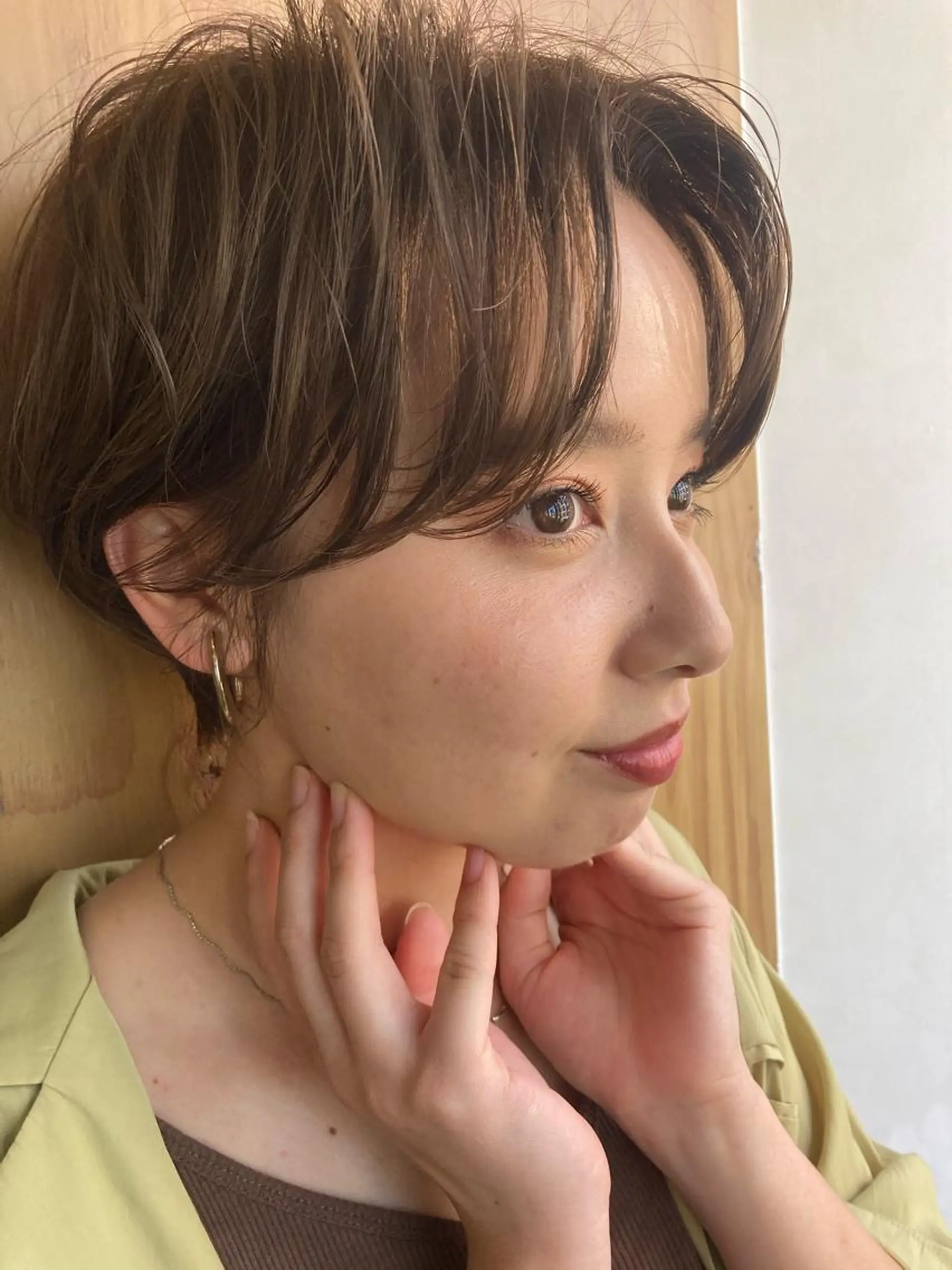 ショート カラー カット ヘアカラー トリートメント Hareru 豊田 修廣のヘアスタイル