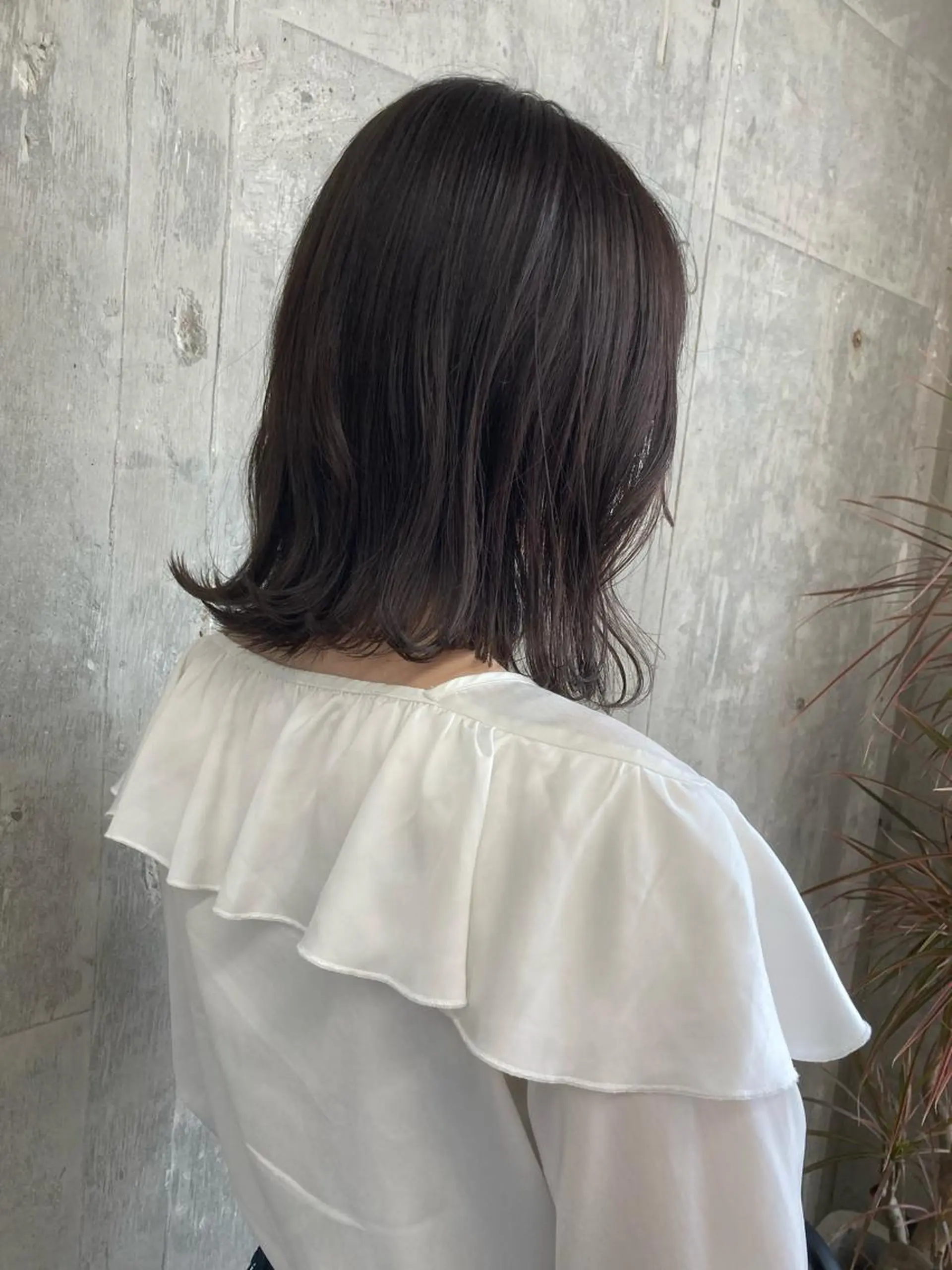 ミディアム カラー ベージュカラー ラベンダーカラー ラベンダーベージュ 小木曽智美 /ボブ/ショートのヘアスタイル