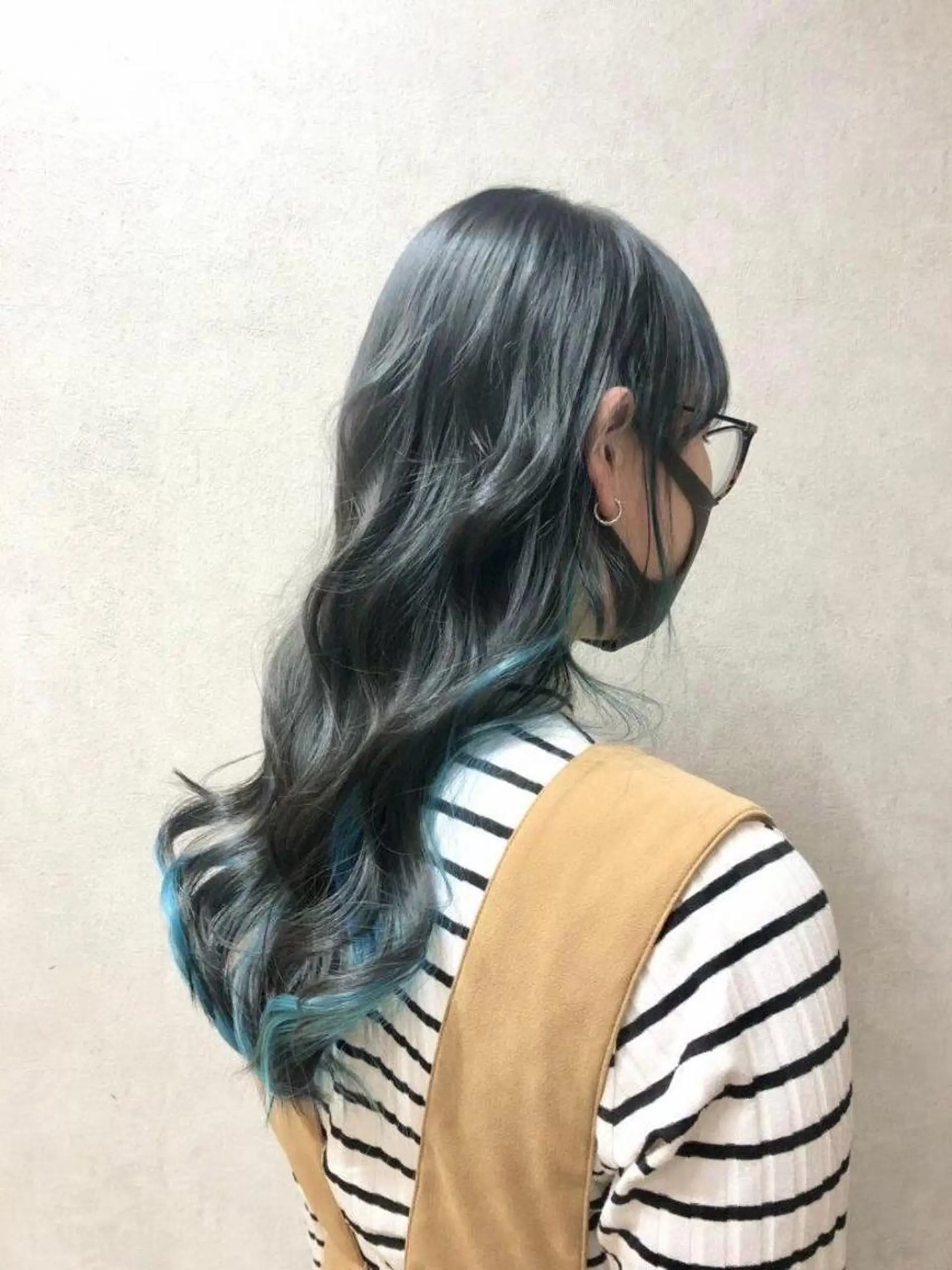 セミロング カラー 豊中/メンズ特化 岡田 龍之介のヘアスタイル