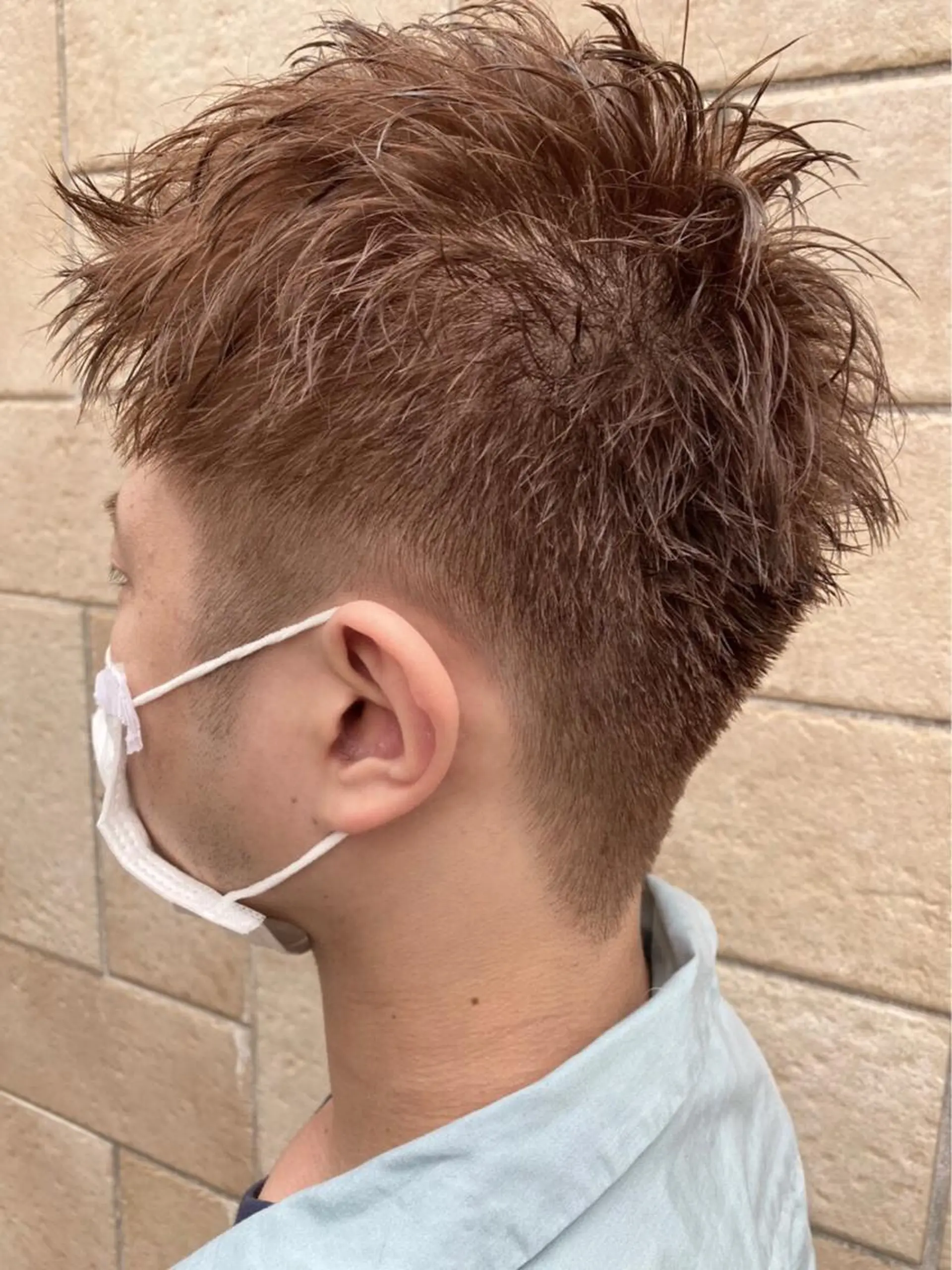 ショート メンズ 透明感カラー✨艶髪 制作🌱山根あゆみのヘアスタイル