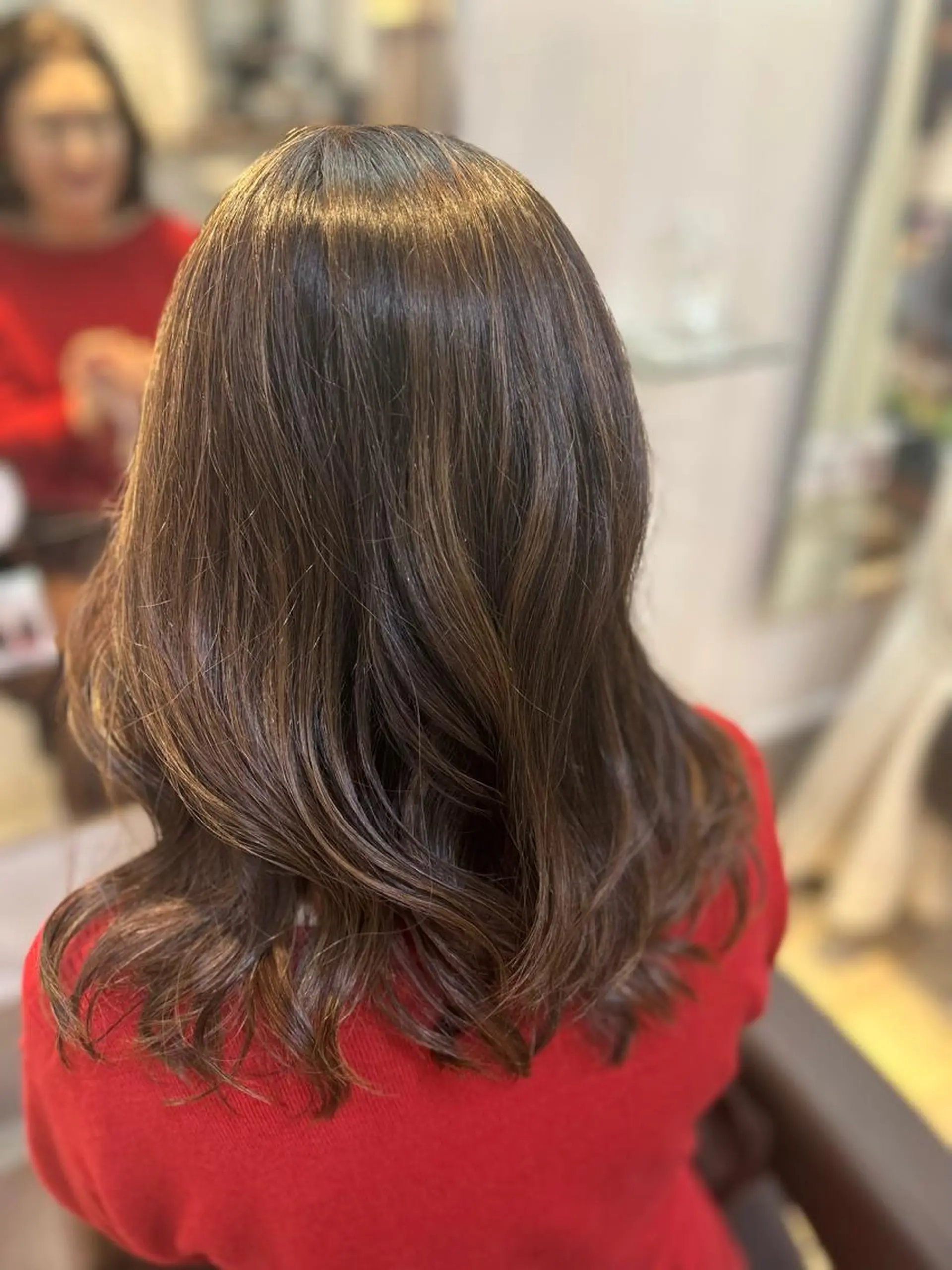 セミロング Tabata Hikaruのヘアスタイル