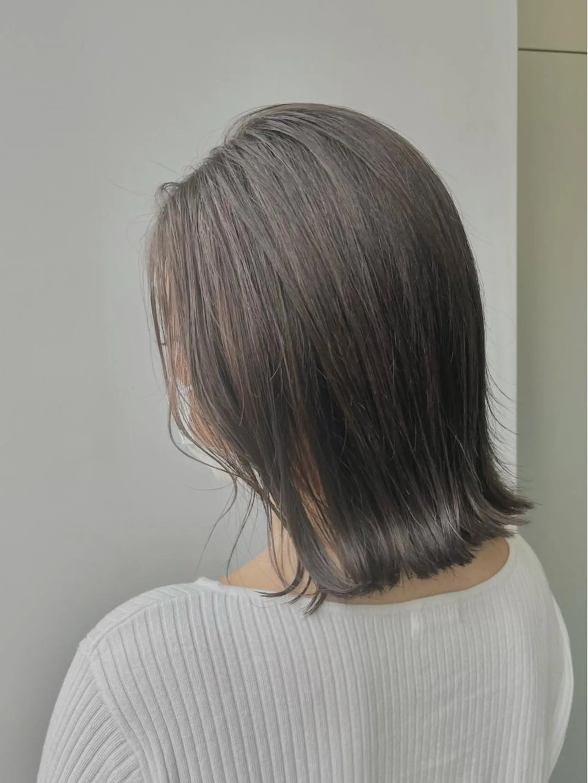 ミディアム カラー 透明感カラー ハイライトカラー ハイライト カット ヘアカラー トリートメント ヘッドスパ モデルさん募集中IT byALBUM八王子のヘアスタイル