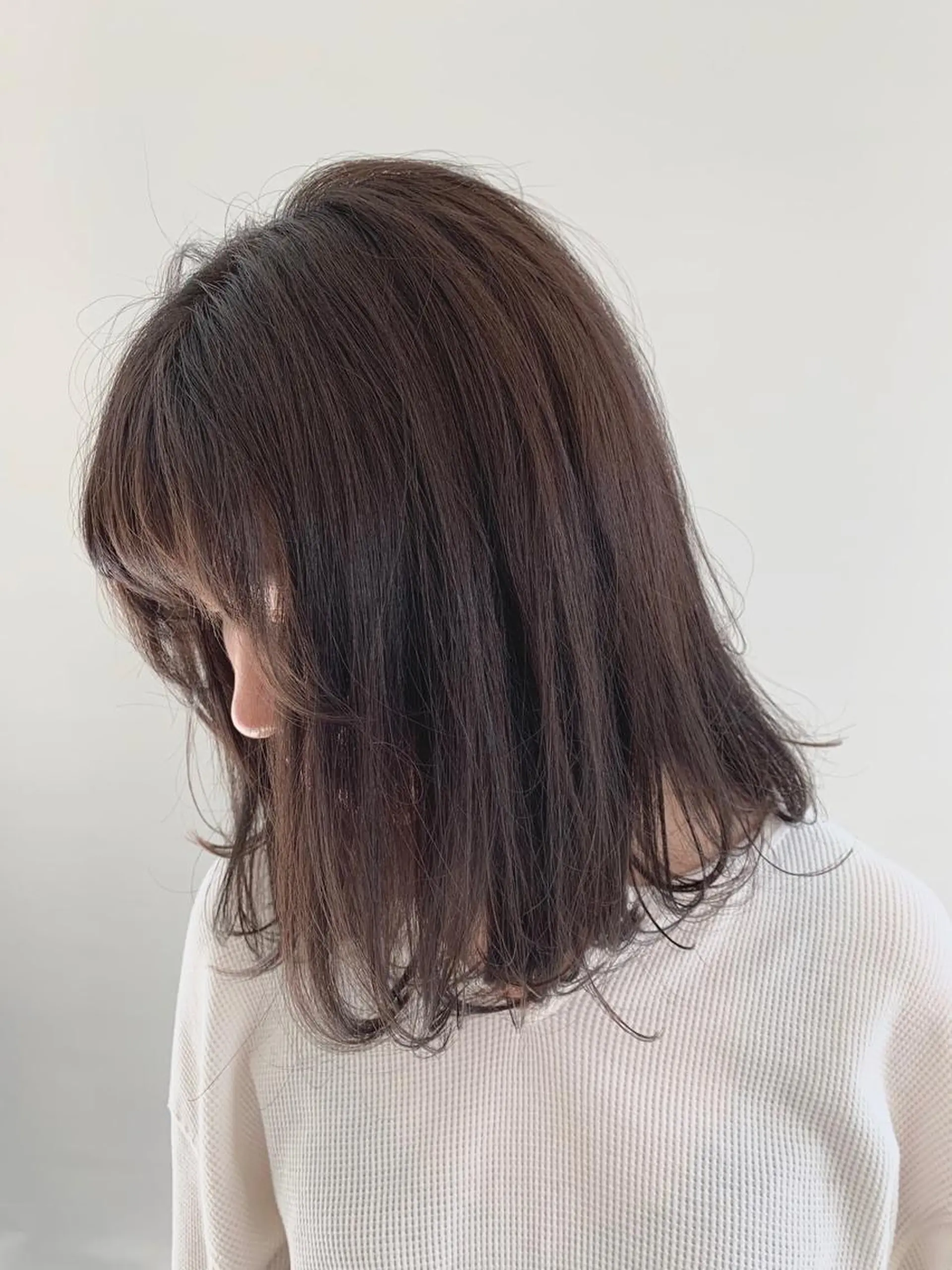 セミロング カラー パーマ ヘアアレンジ 加藤 綾華のヘアスタイル