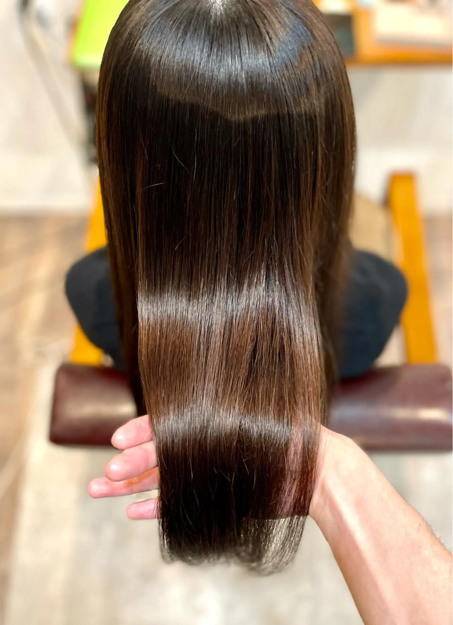 ロング カット 縮毛矯正 トリートメント 小阪 将司のヘアスタイル