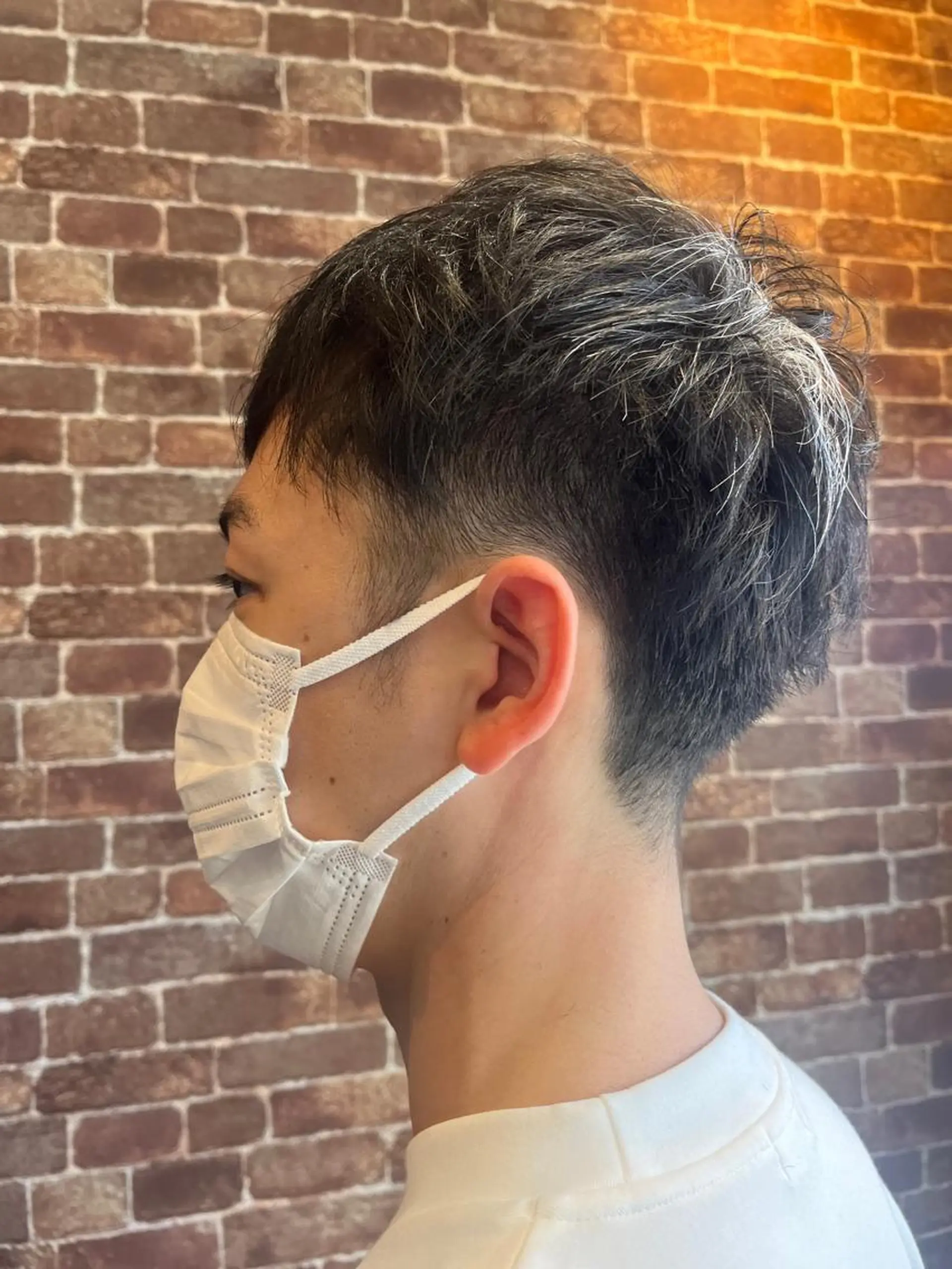 ショート カラー パーマ ヘアアレンジ メンズ キッズ ネイル マツエク・マツパ アイブロウ メンズハイライト メンズパーマ ブラウンカラー ケアカラー 透明感カラー 久木原 ゆりのヘアスタイル