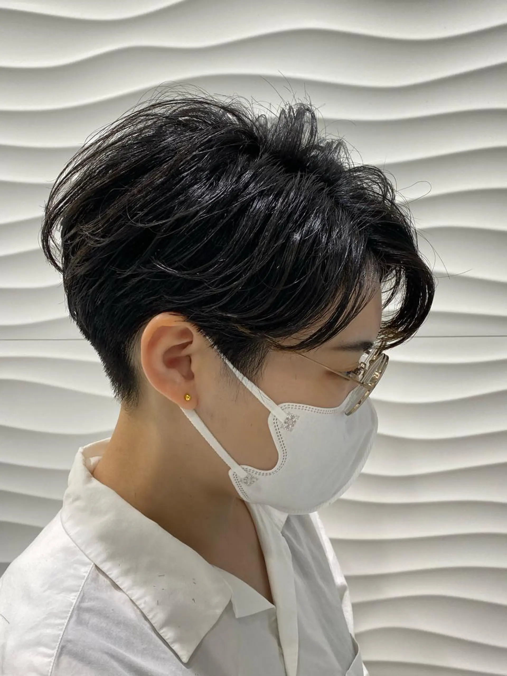 ショート パーマ カット パーマ トリートメント 中川 茜里のヘアスタイル