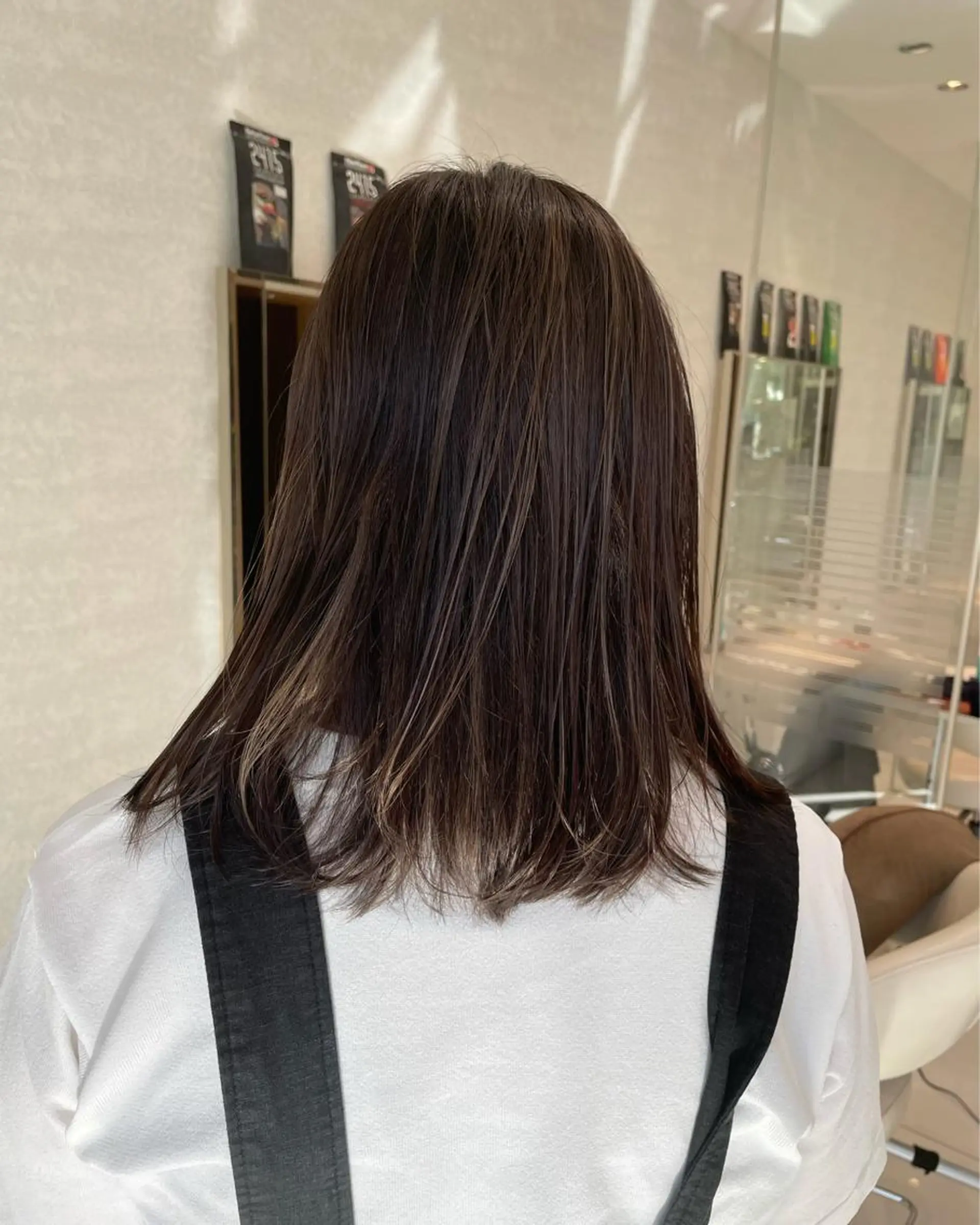 ミディアム カラー カット ヘアカラー トリートメント 新規限定カット無料 クーポン有り【桂口】のヘアスタイル