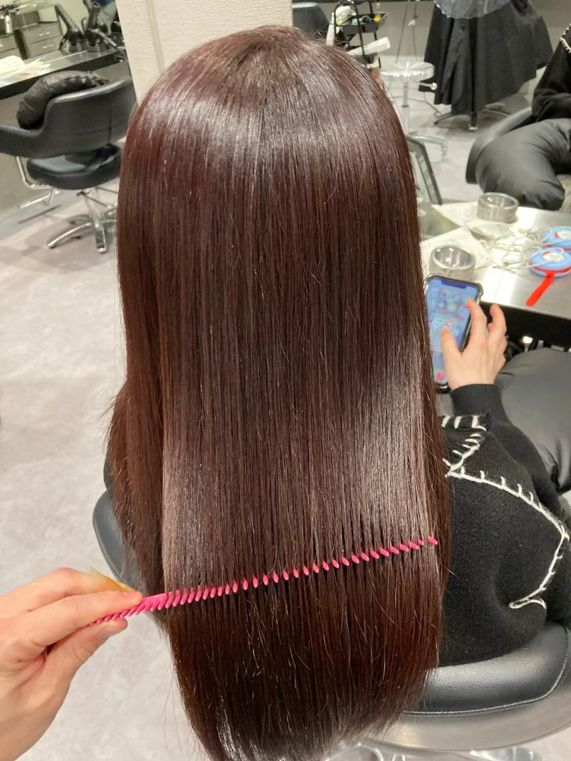 セミロング カラー 豊中/メンズ特化 岡田 龍之介のヘアスタイル