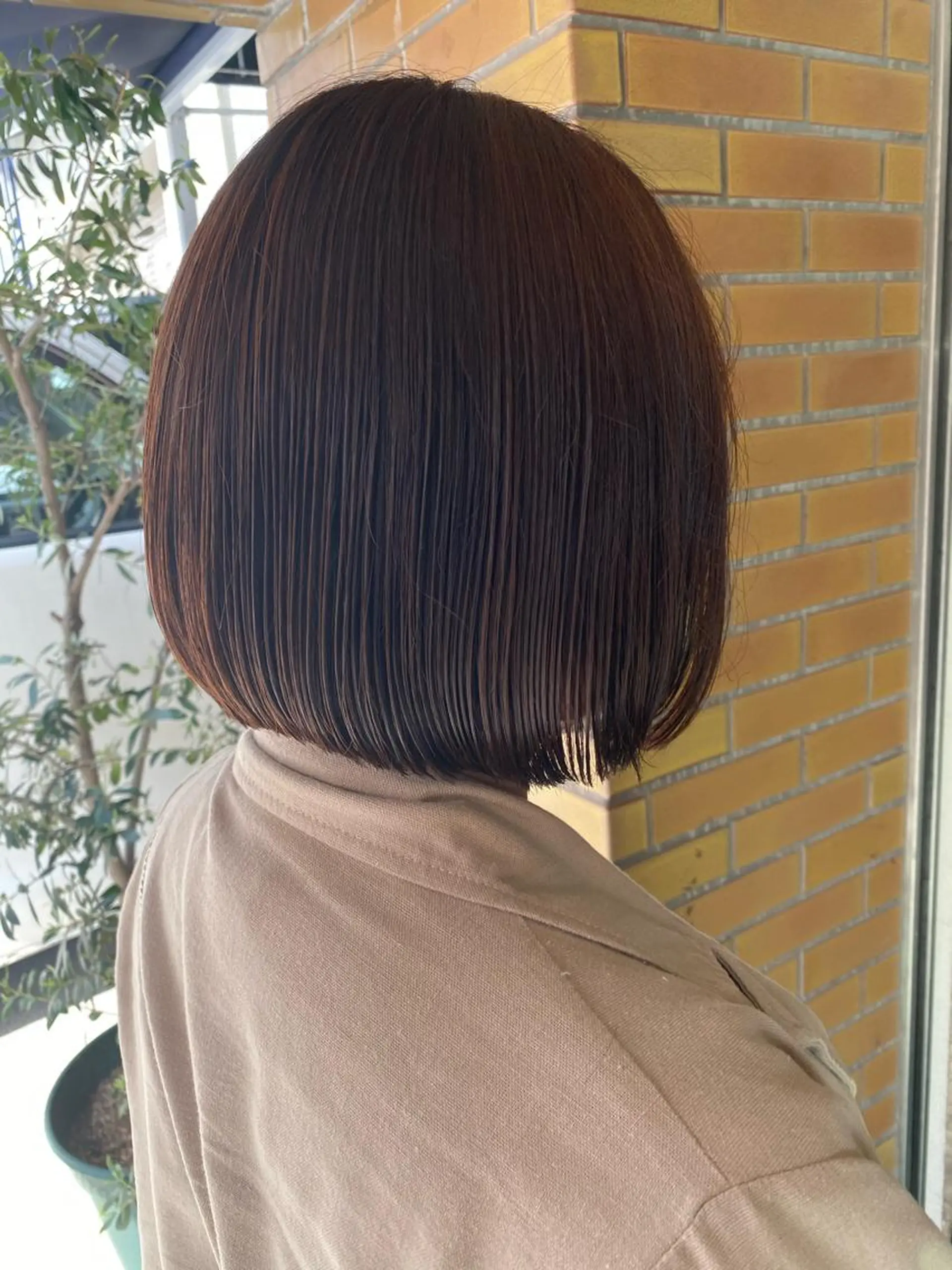 ミディアム パーマ ボブ ストレートパーマ カット 縮毛矯正 トリートメント CARICIA🌱 masaeのヘアスタイル