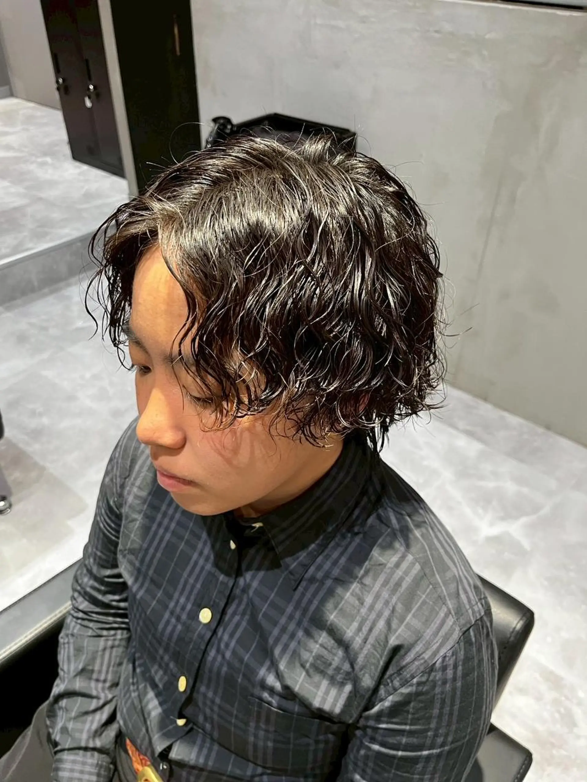 パーマ メンズ メンズカット パーマ特化 清士郎のヘアスタイル