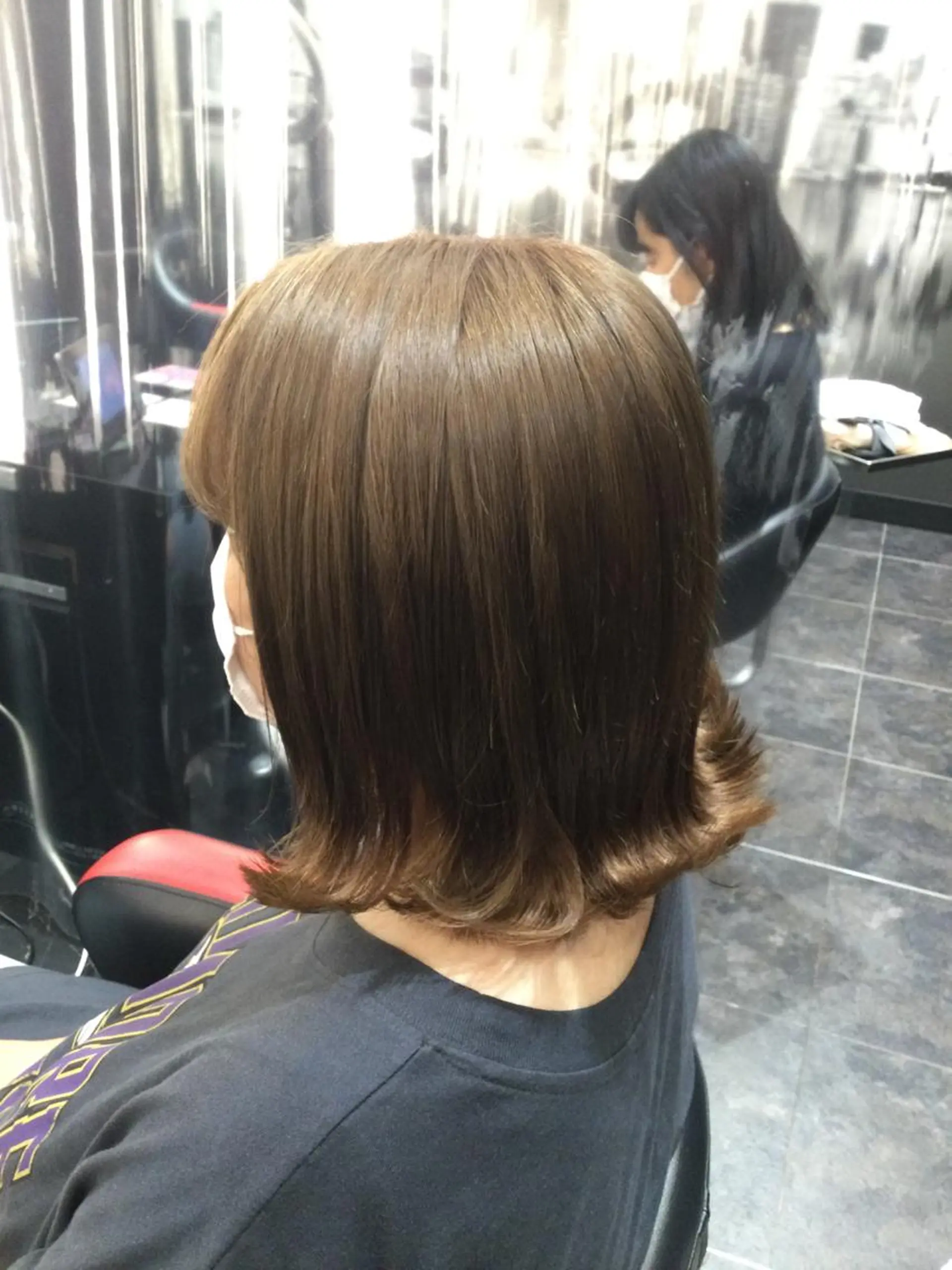 ミディアム カラー Annon プライベートサロンのヘアスタイル