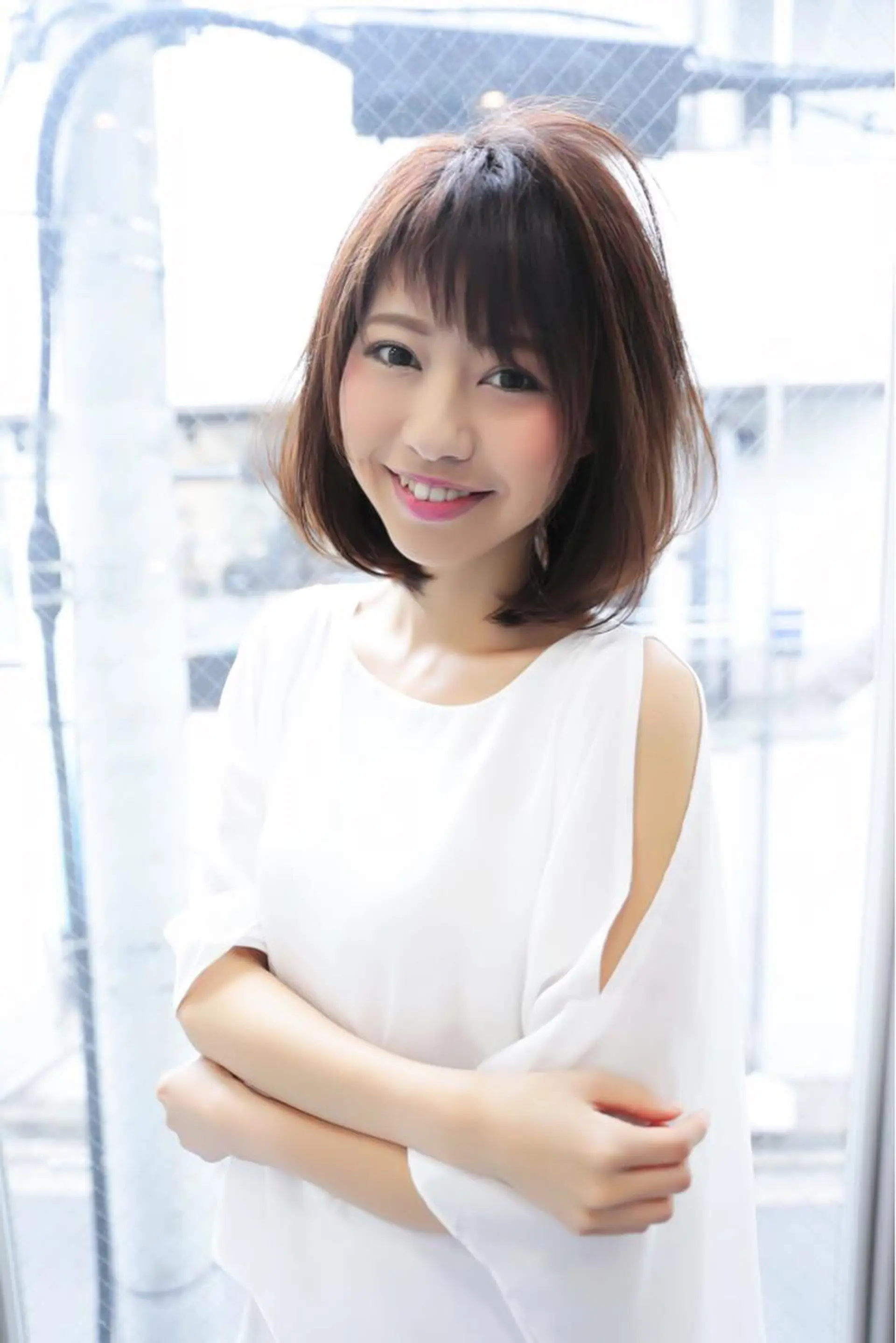 ショート ボブ ショートヘア 農添 杏のヘアスタイル