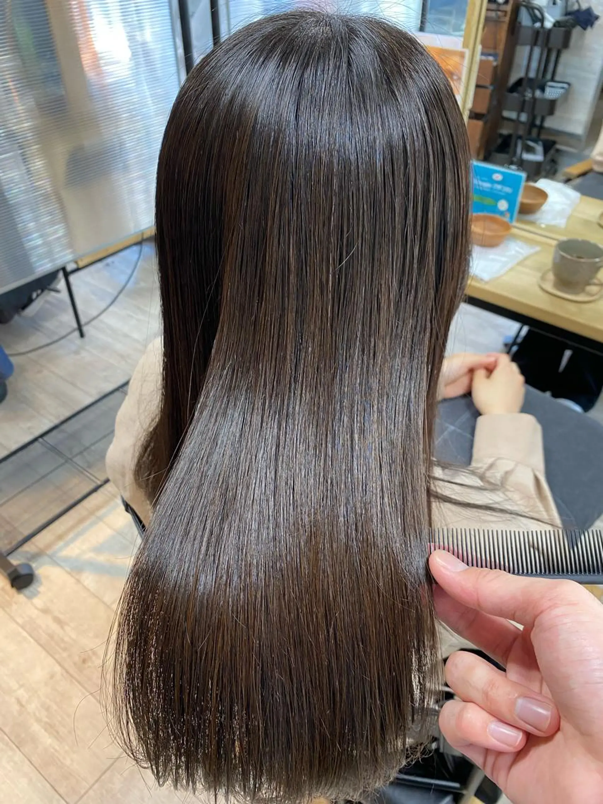 ロング 髪質改善 トリートメント 酸性ストレート 髪質改善 髪質改善カラーゆうひのヘアスタイル