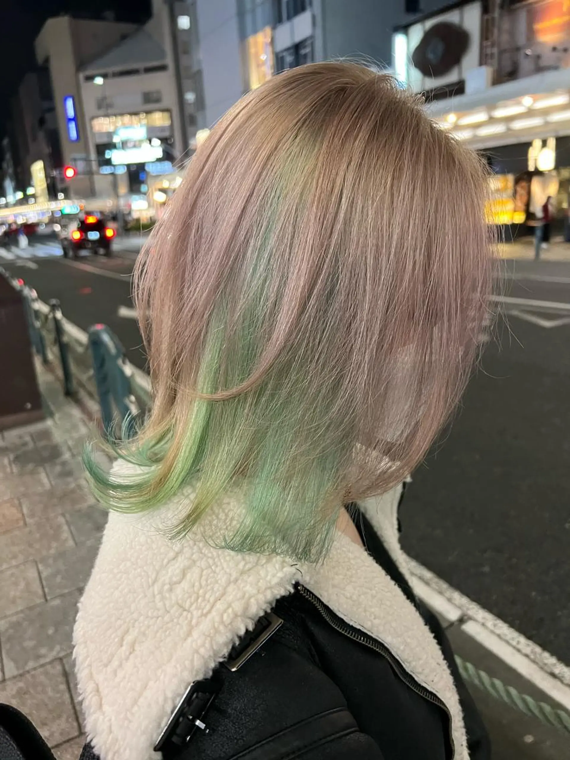 ミディアム カット ヘアカラー ヘッドスパ ブリーチ特化美容室 ☆selene☆のヘアスタイル