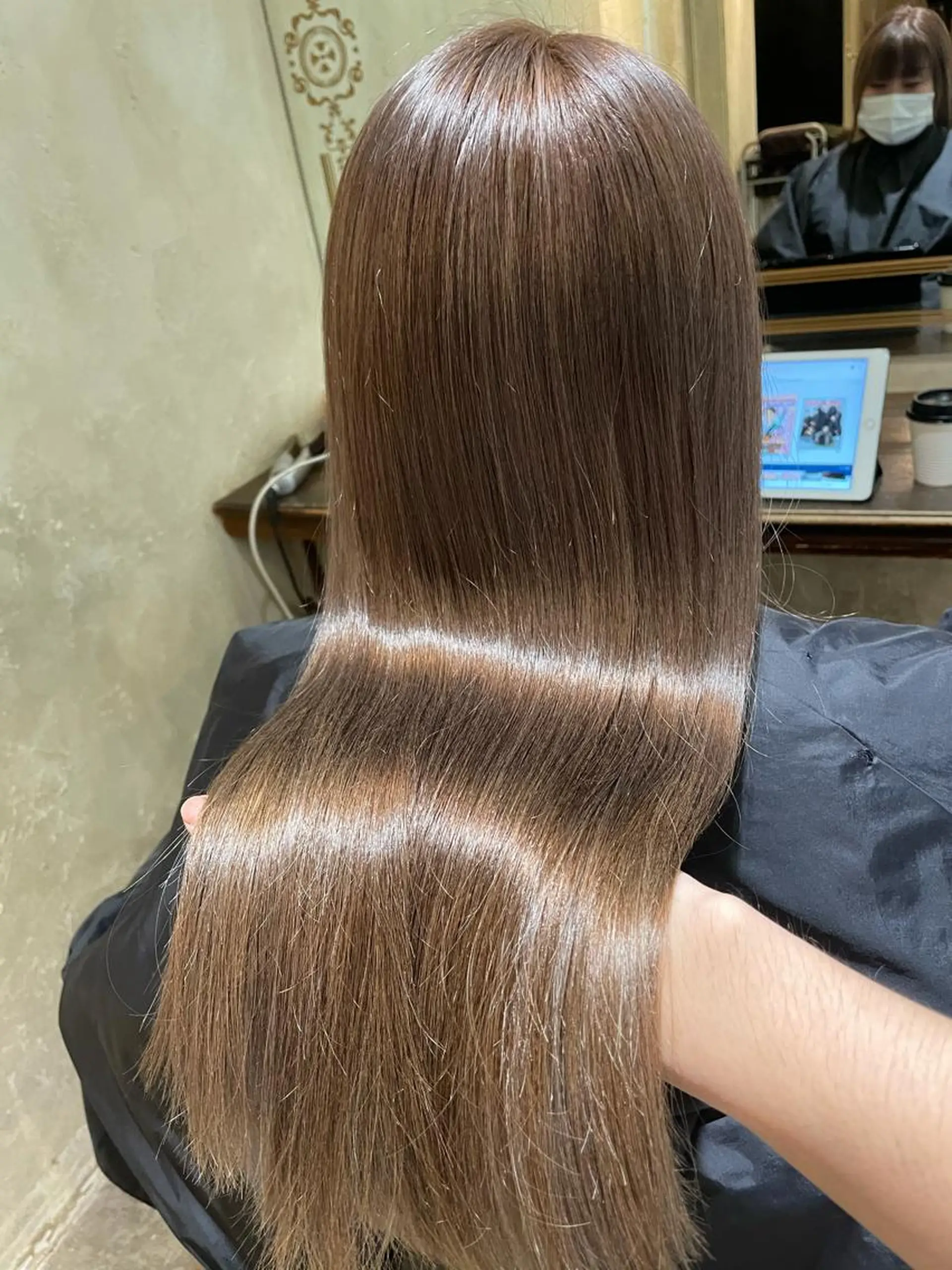 ロング カラー 髪質改善 🌈髪質改善💕 縮毛矯正✨青木まで✨のヘアスタイル