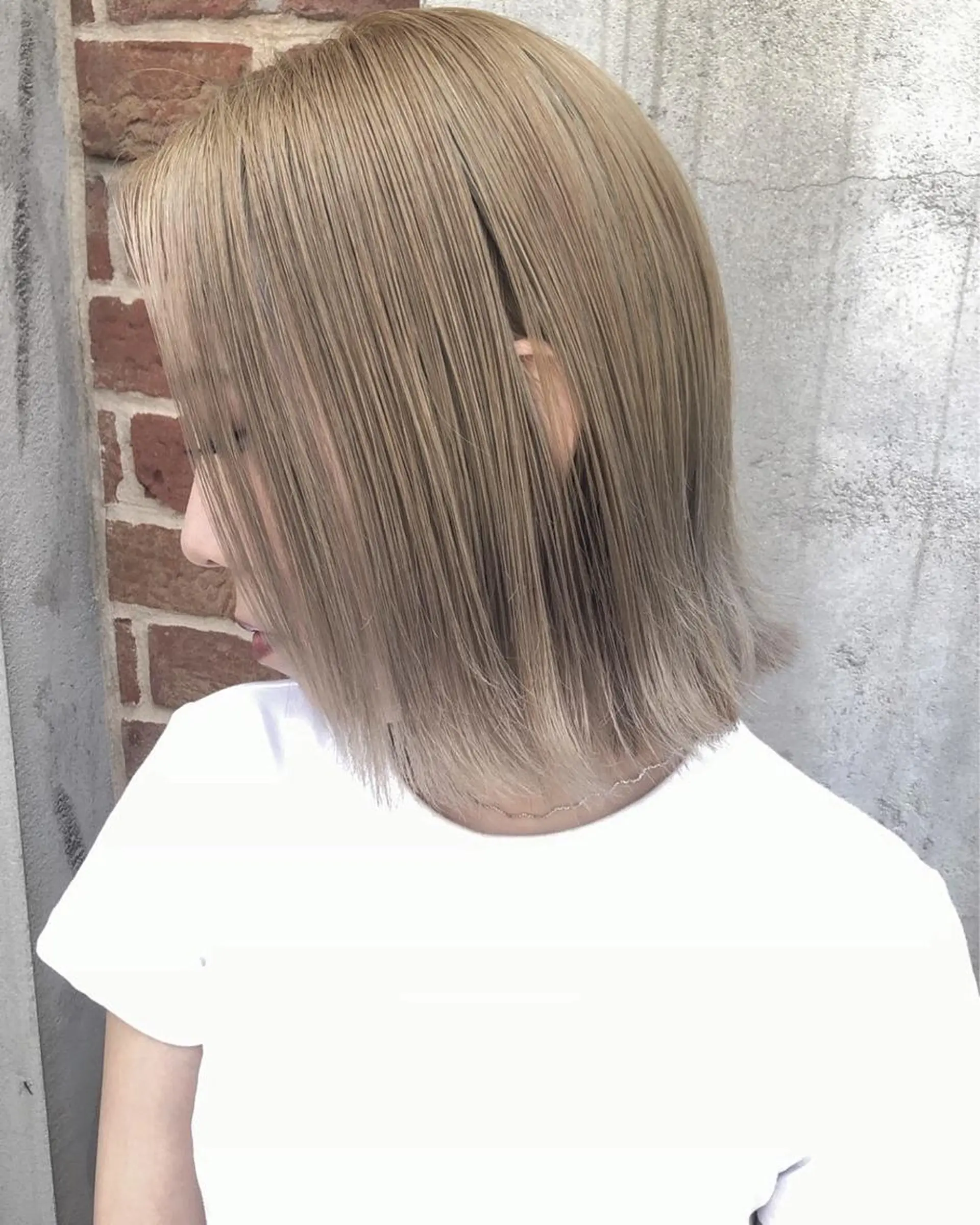 ショート カラー ヘアアレンジ ブリーチ 心斎橋/縮毛矯正/ 髪質改善　吉見勇亮のヘアスタイル