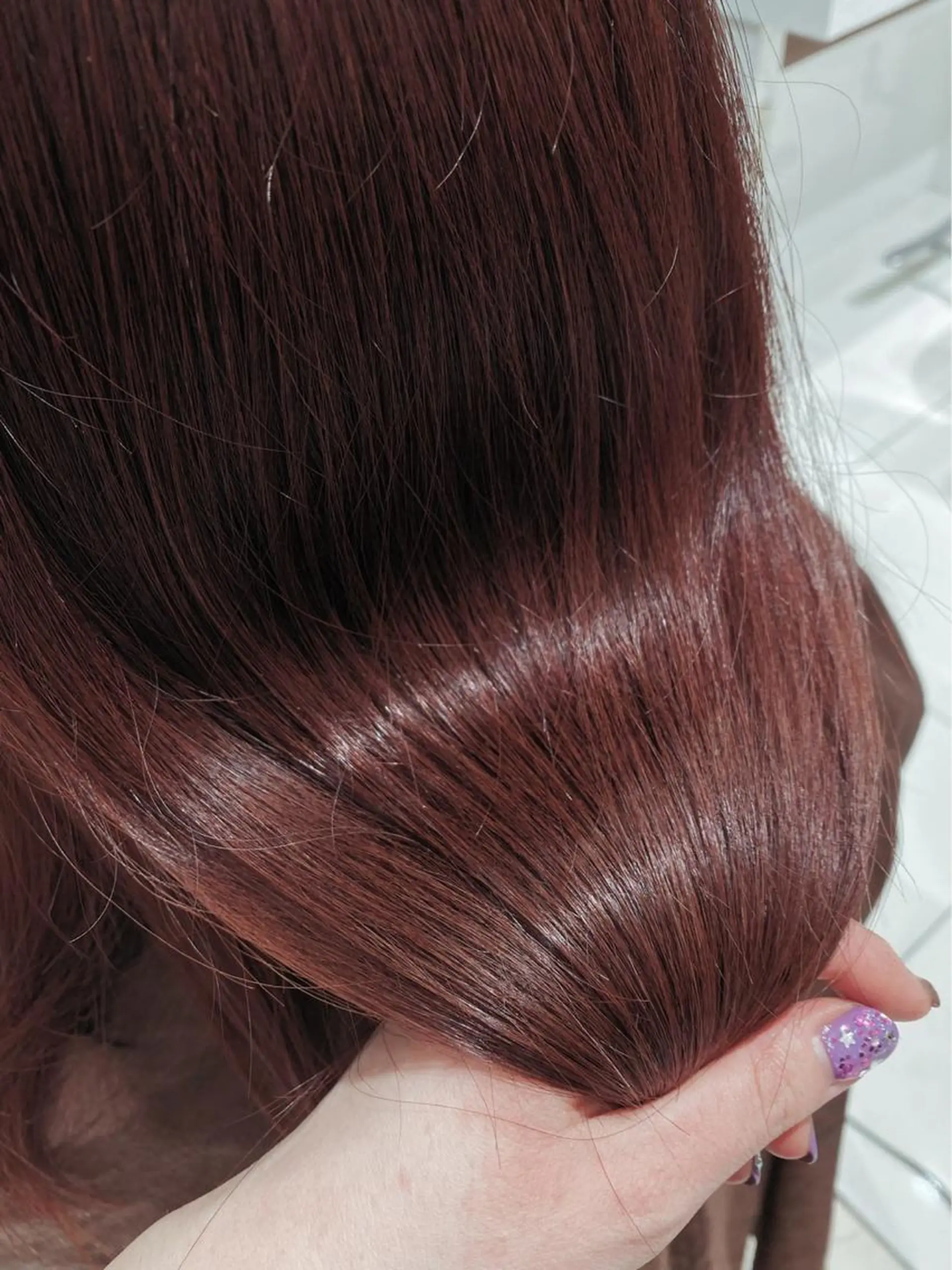 ロング 中谷 明日香のヘアスタイル