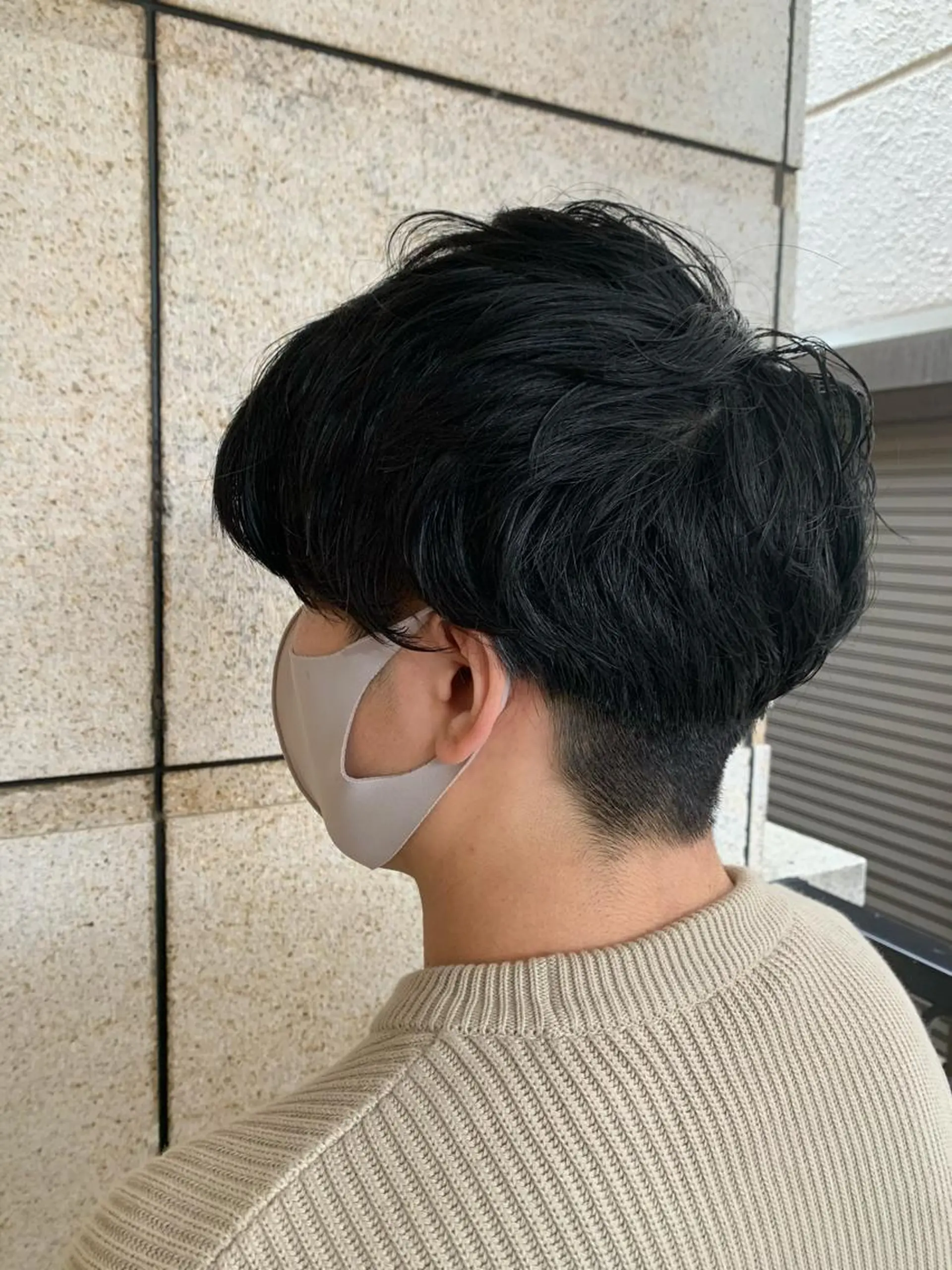 パーマ メンズ まろやかカラー🤎 みなとまほのヘアスタイル