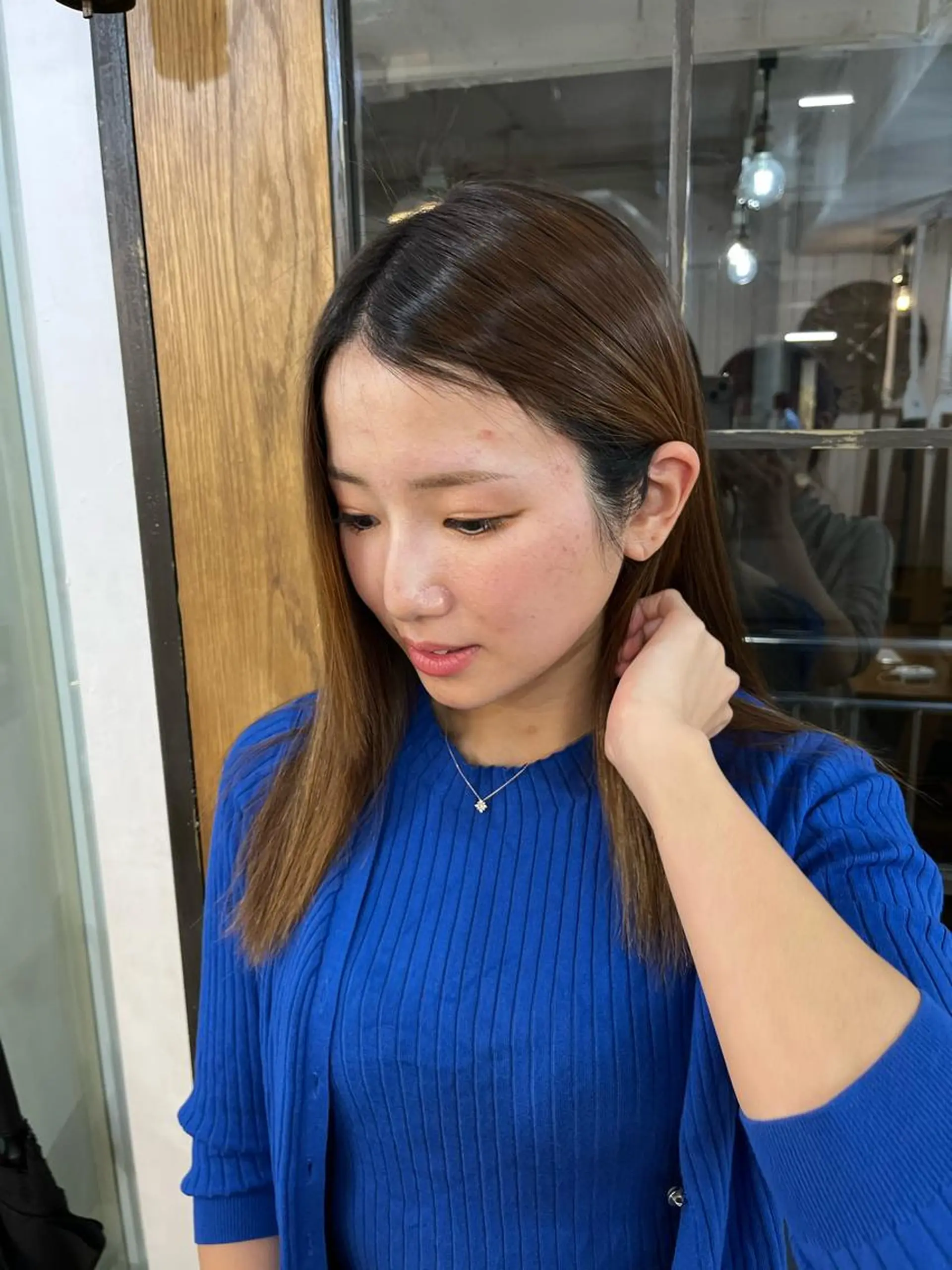 セミロング カット ヘアカラー トリートメント 髪質改善/艶カラー MISATOのヘアスタイル