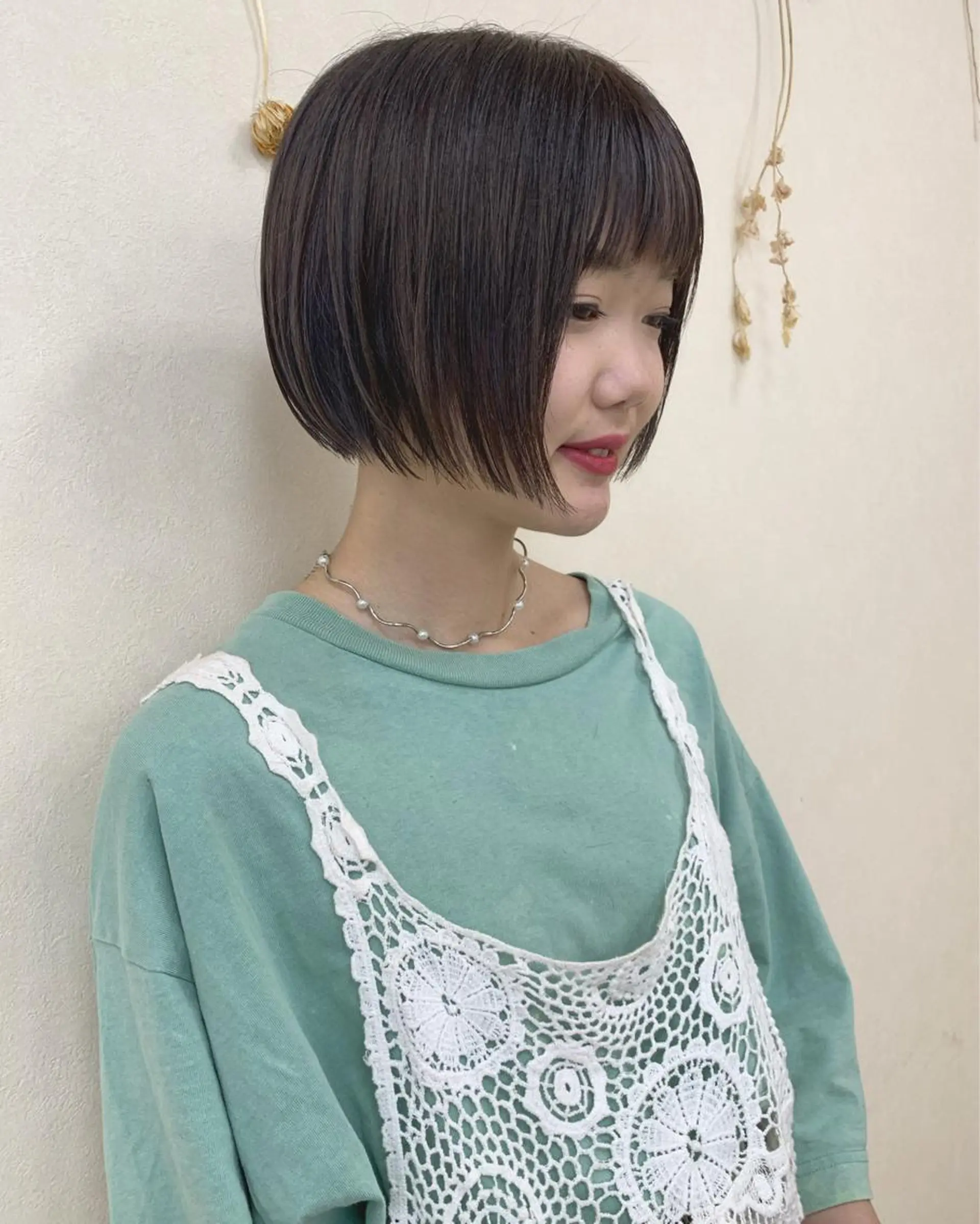 ショート 切りっぱなしボブ ショートボブ ハンサムショート ボブ ショートヘア カット トリートメント 初めてのショート お任せください✂️のヘアスタイル