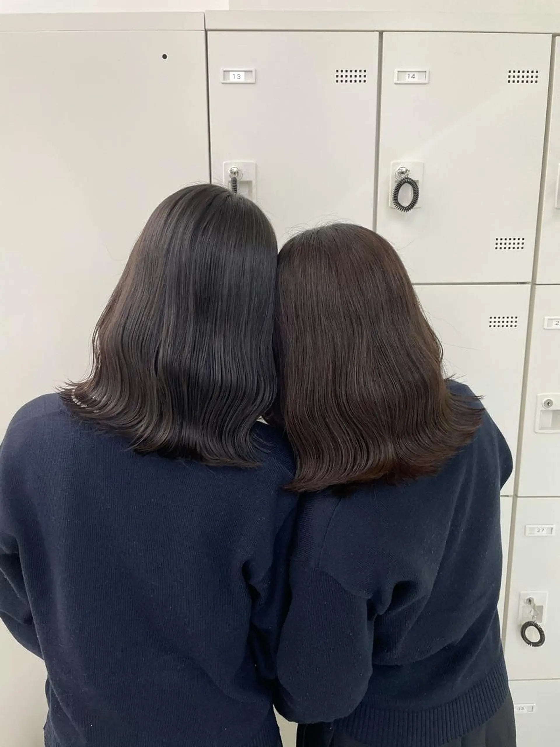 セミロング カラー ヘアアレンジ 縮毛矯正 トリートメント 縮毛矯正/髪質改善/ ブリーチ毛/木元渓太のヘアスタイル